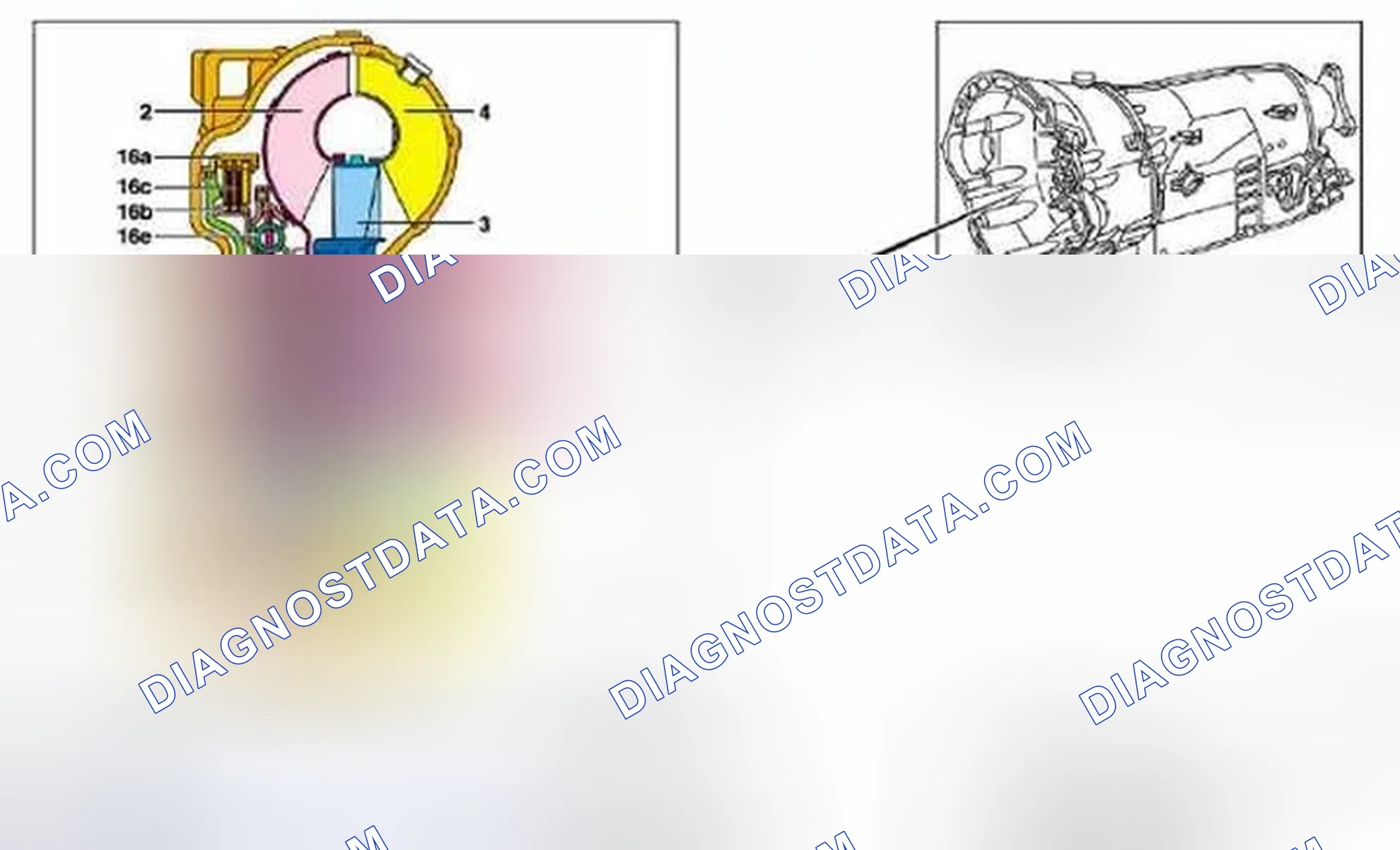 Scheme 319: Torque Converter Function Diagram - Transmission 722.9