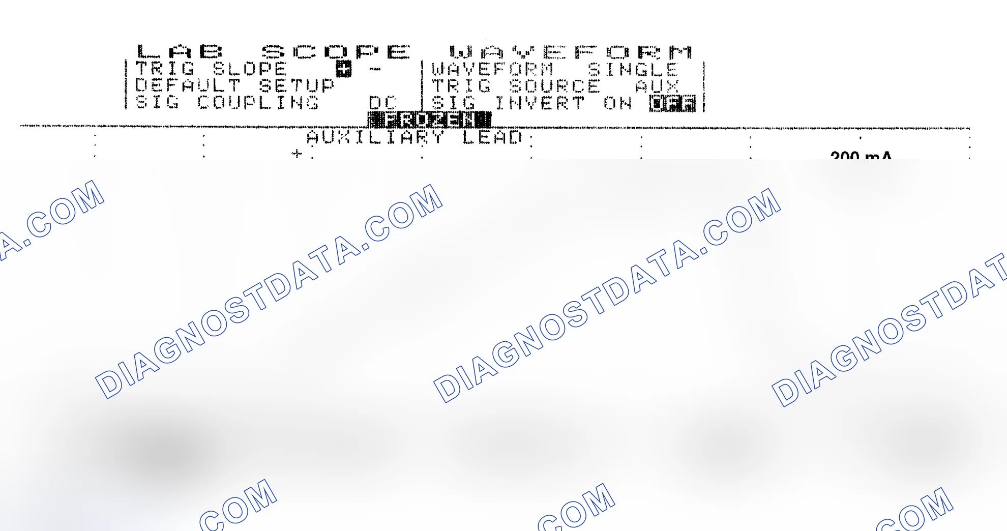Scheme 13: Single Injector w/Normal Current Flow - Current Pattern
