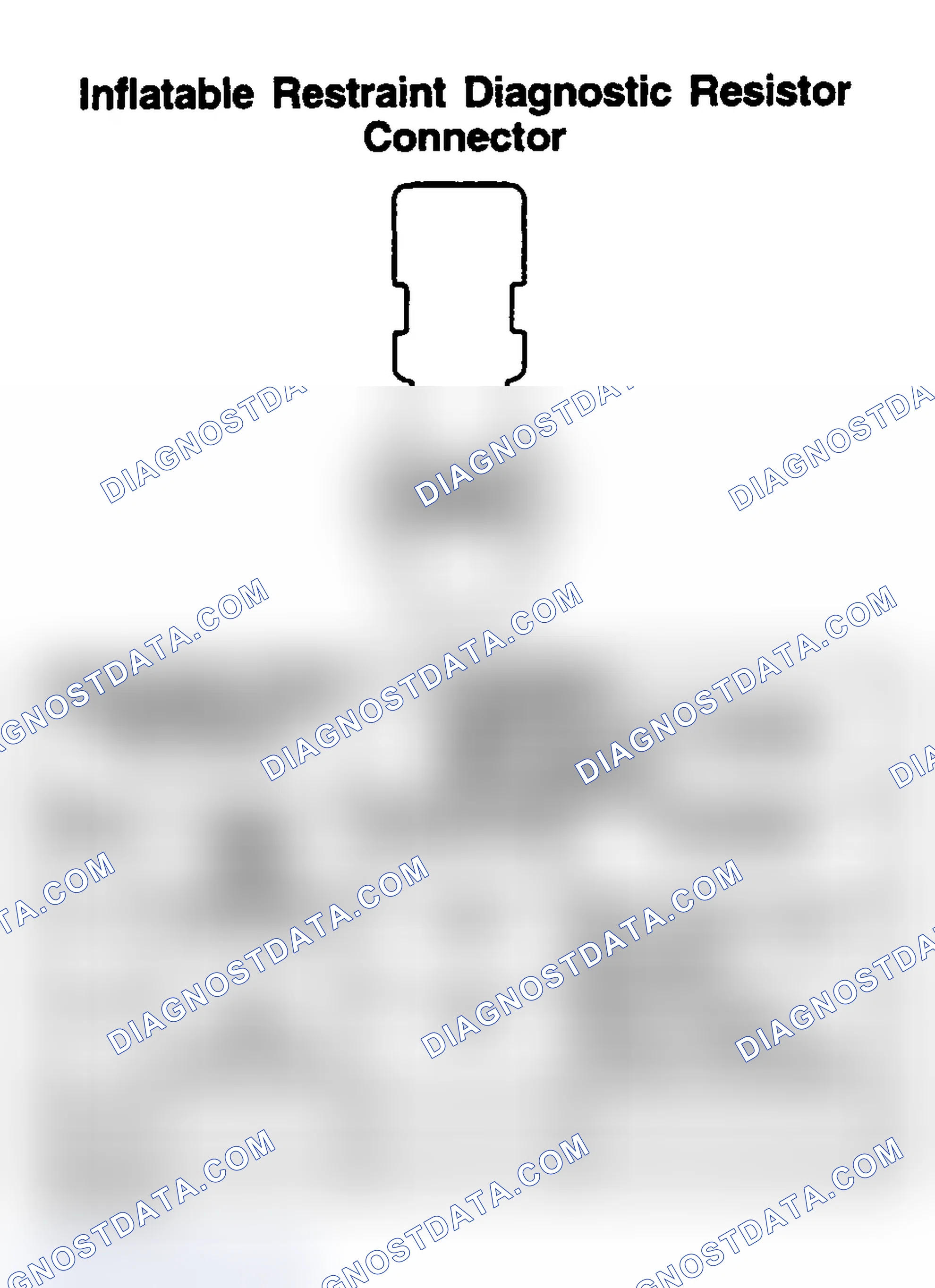 Scheme 188: INFLATABLE RESTRAINT DIAGNOSTIC RESISTOR