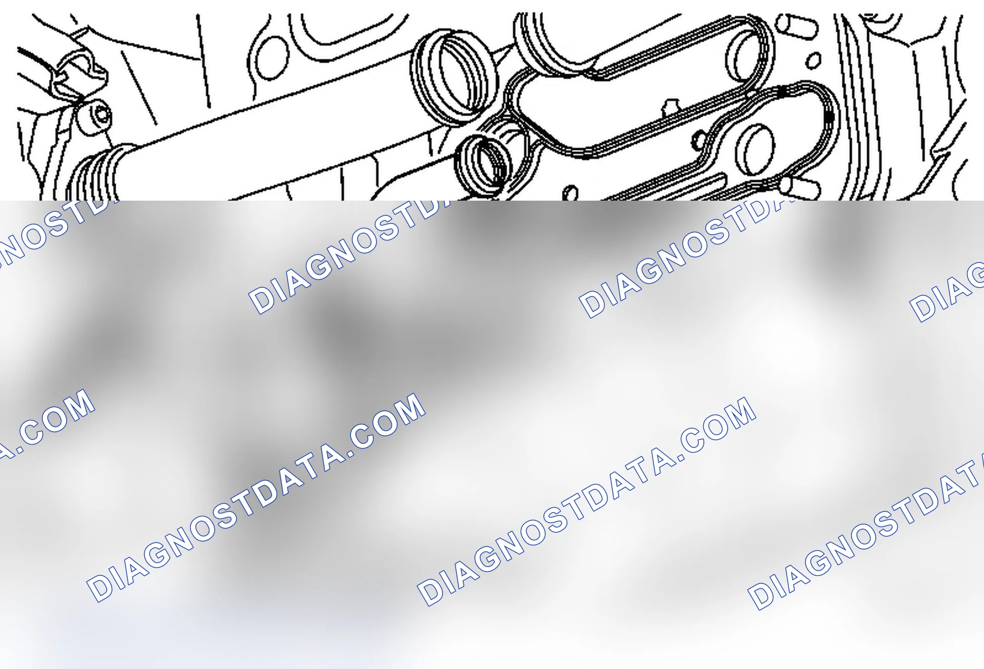 Scheme 7: Engine Oil Cooler Inlet Pipe Replacement (1.8L LUW and LWE)