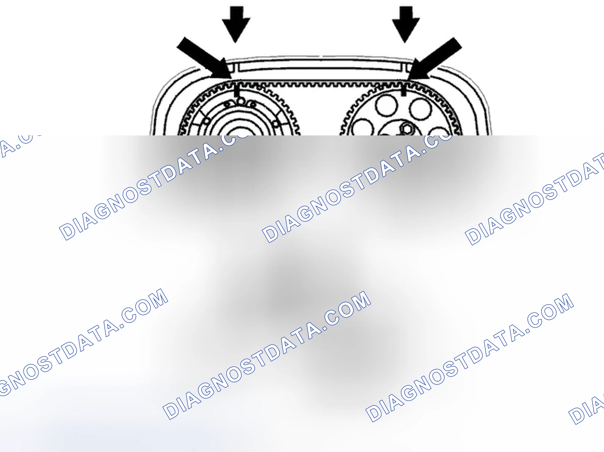 Scheme 434: Installing the timing belt