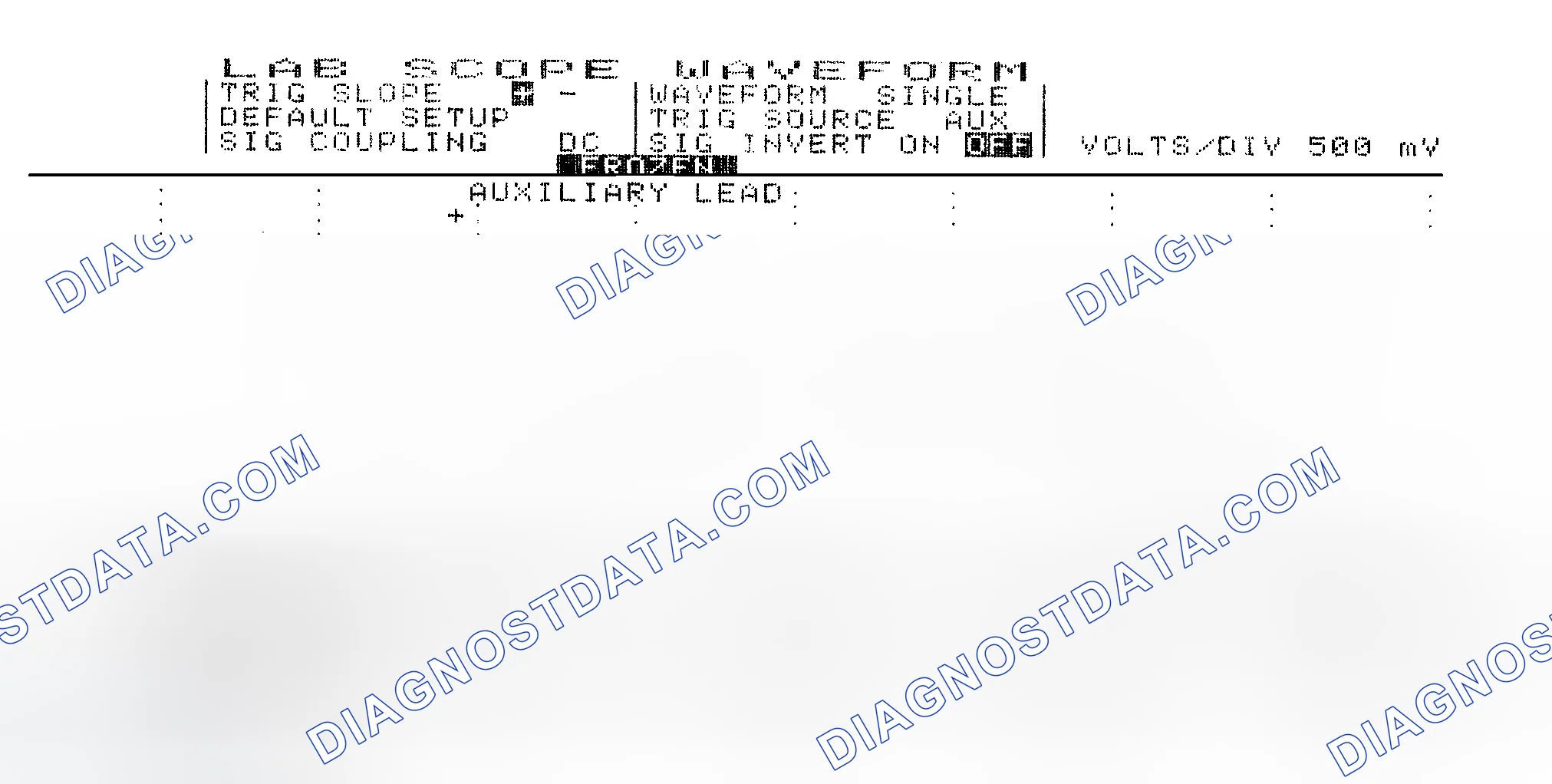 Scheme 14: Single Injector w/Excessive Current Flow - Current Pattern