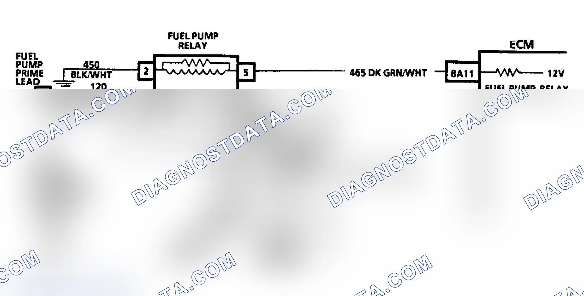 Scheme 456: Chart A5 Schematic, Fuel System Elect. Test (3.3L "N" Body)