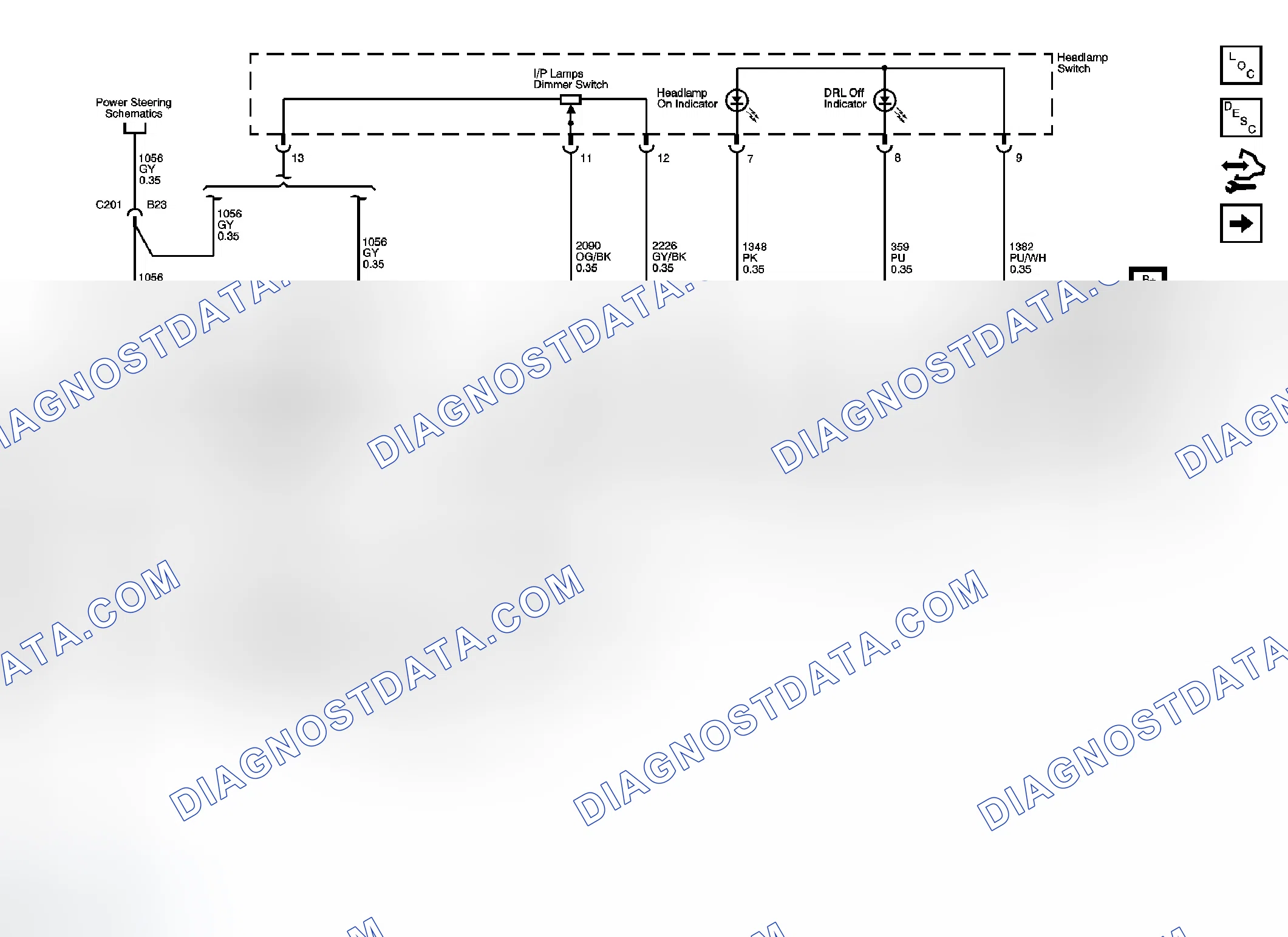 Scheme 27: Interior Lights Dimming Schematics