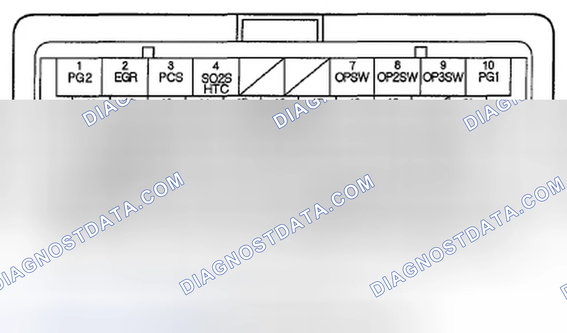 Scheme 14: ECM/PCM Inputs and Outputs At Connector B (delta) (49P)