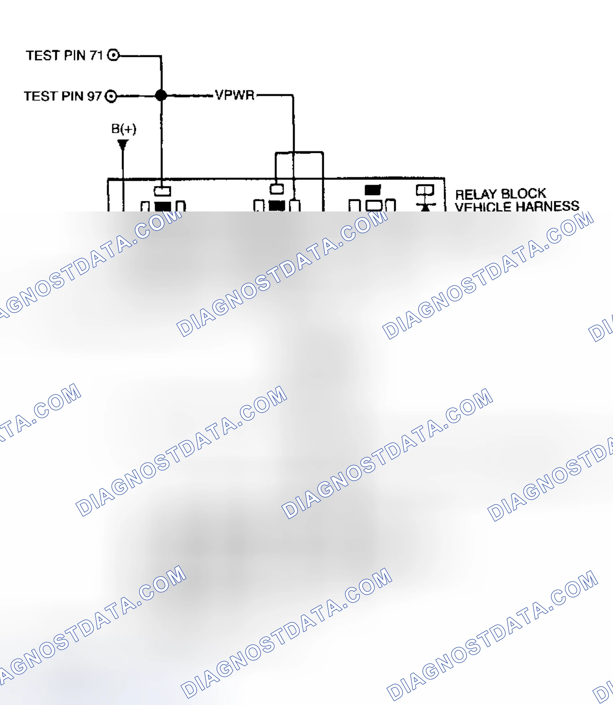 Scheme 373: Fuel Shutoff System Test Circuit & Connector Terminals