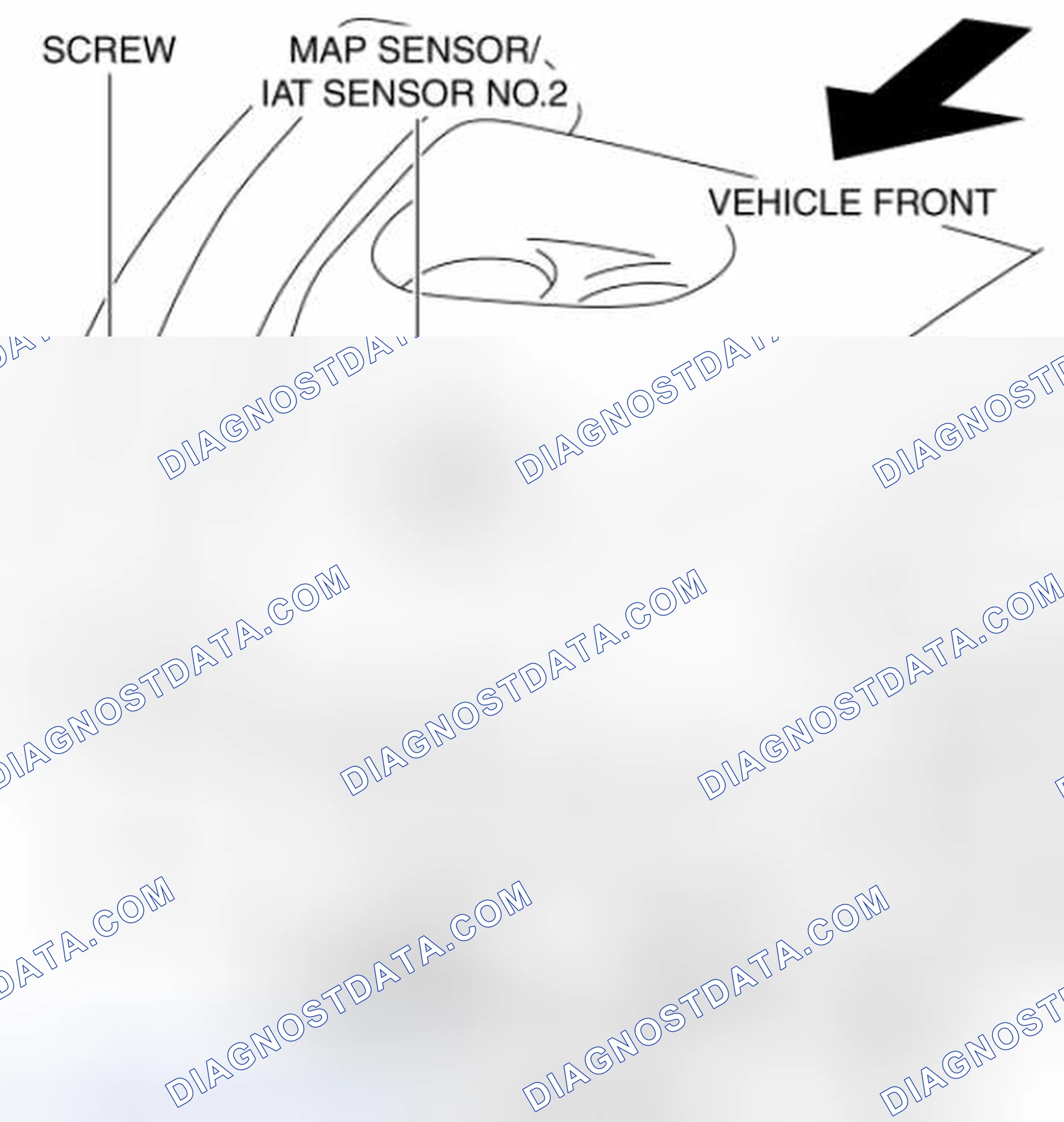 Scheme 211: MANIFOLD ABSOLUTE PRESSURE (MAP) SENSOR/INTAKE AIR TEMPERATURE (IAT) SENSOR NO.2 REMOVAL/INSTALLATIO