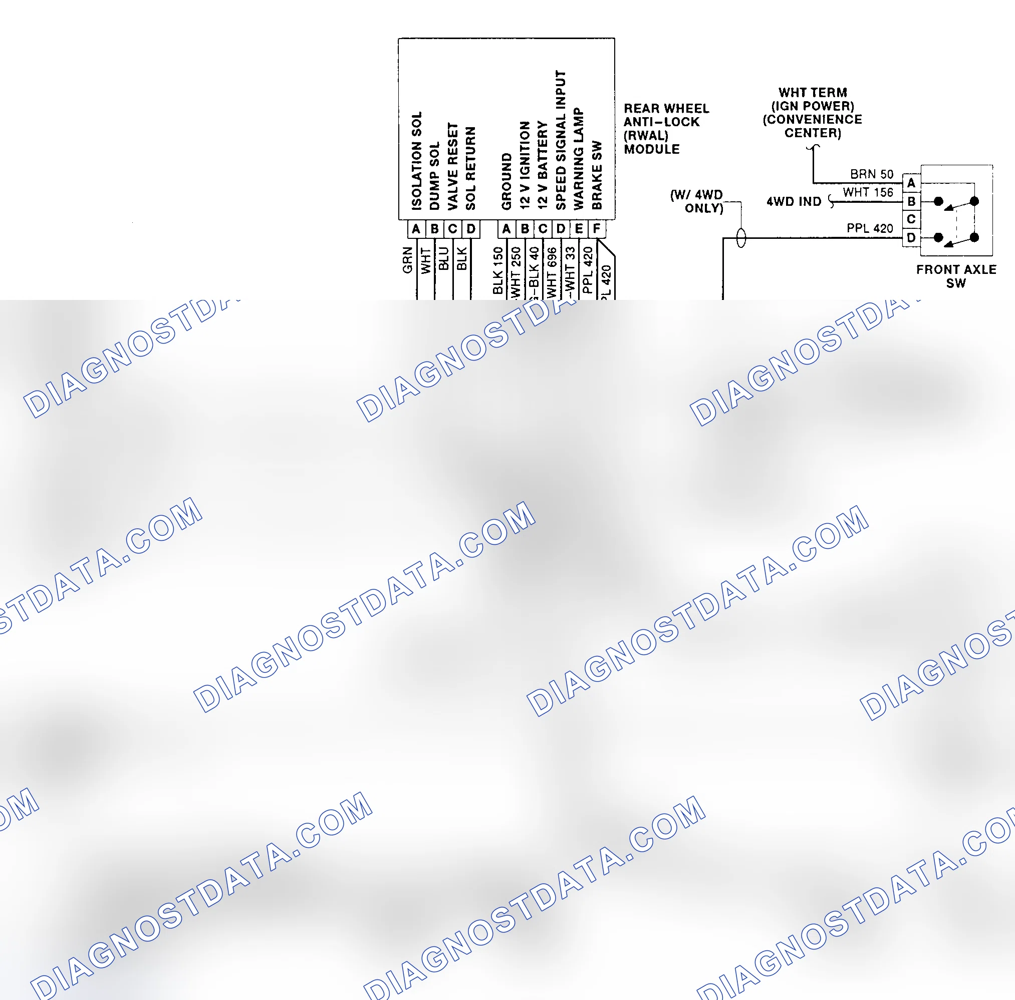 Scheme 30: RWAL Wiring Diagram (C & K Series)