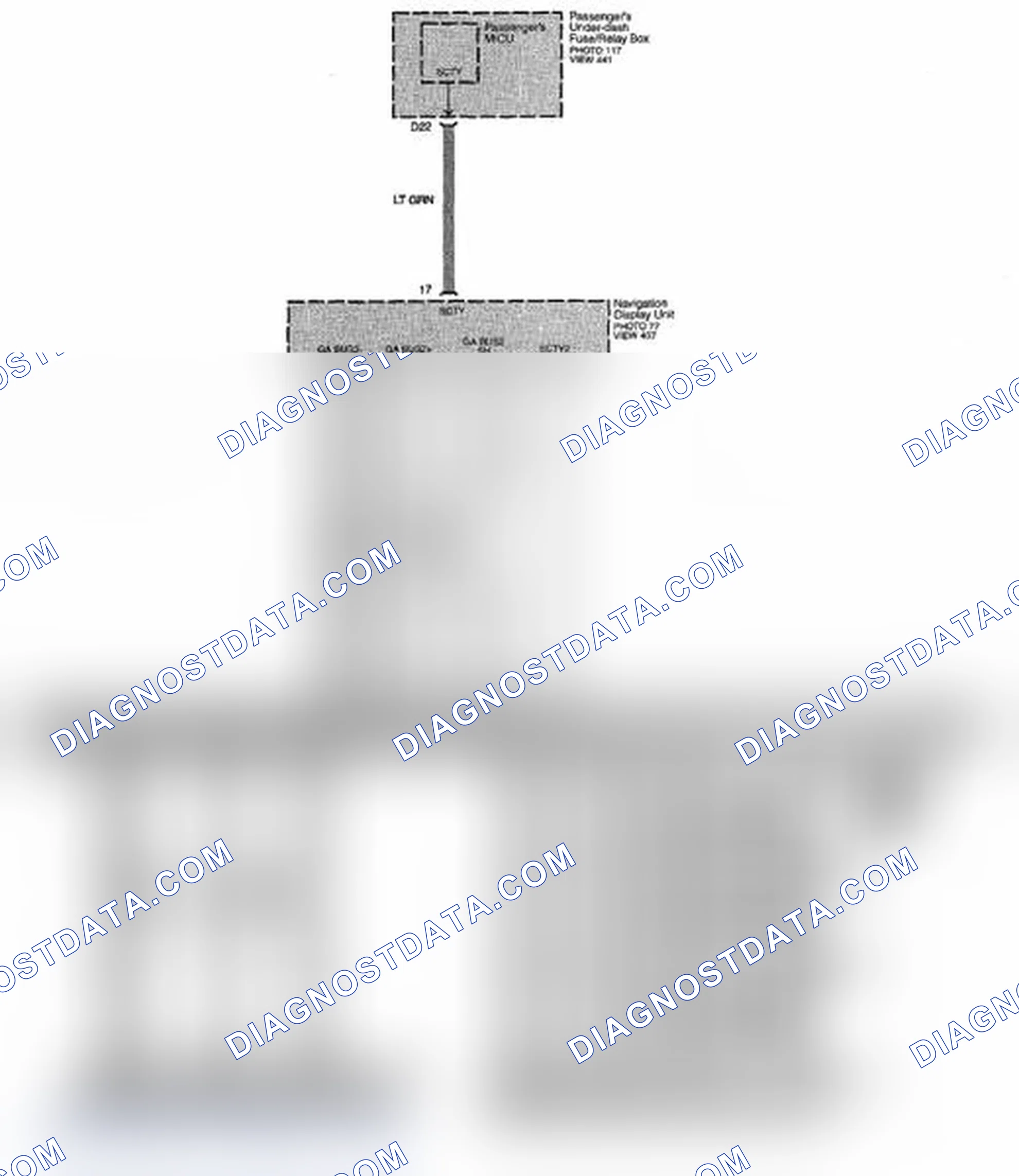 Scheme 331: Audio System Circuit Diagram - Navigation (Page 150-12)