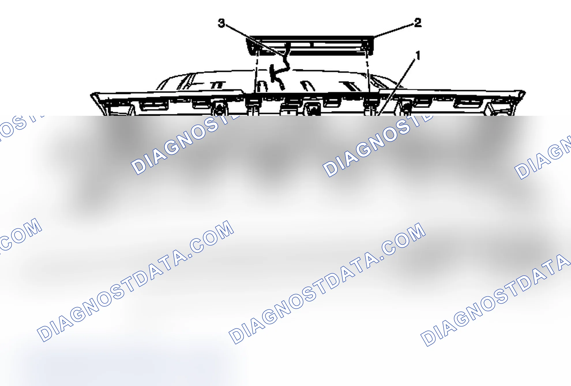 Scheme 66: High Mount Stop Lamp Replacement (Yukon Two-mode Hybrid)