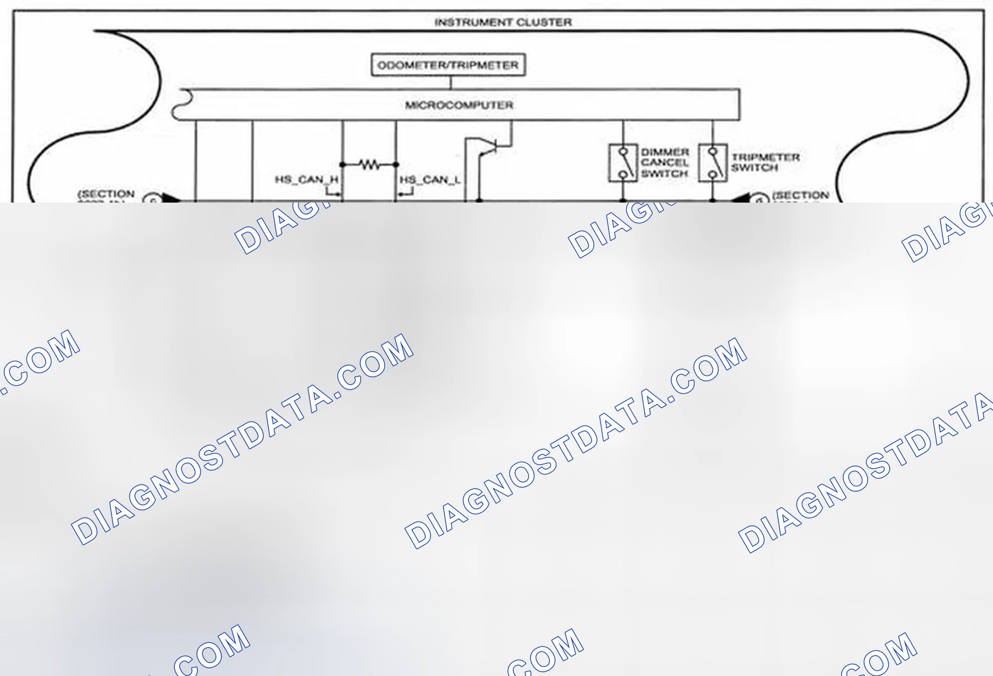 Scheme 338: Instrument Cluster System Wiring Diagram - 0922-1c (1 Of 2)