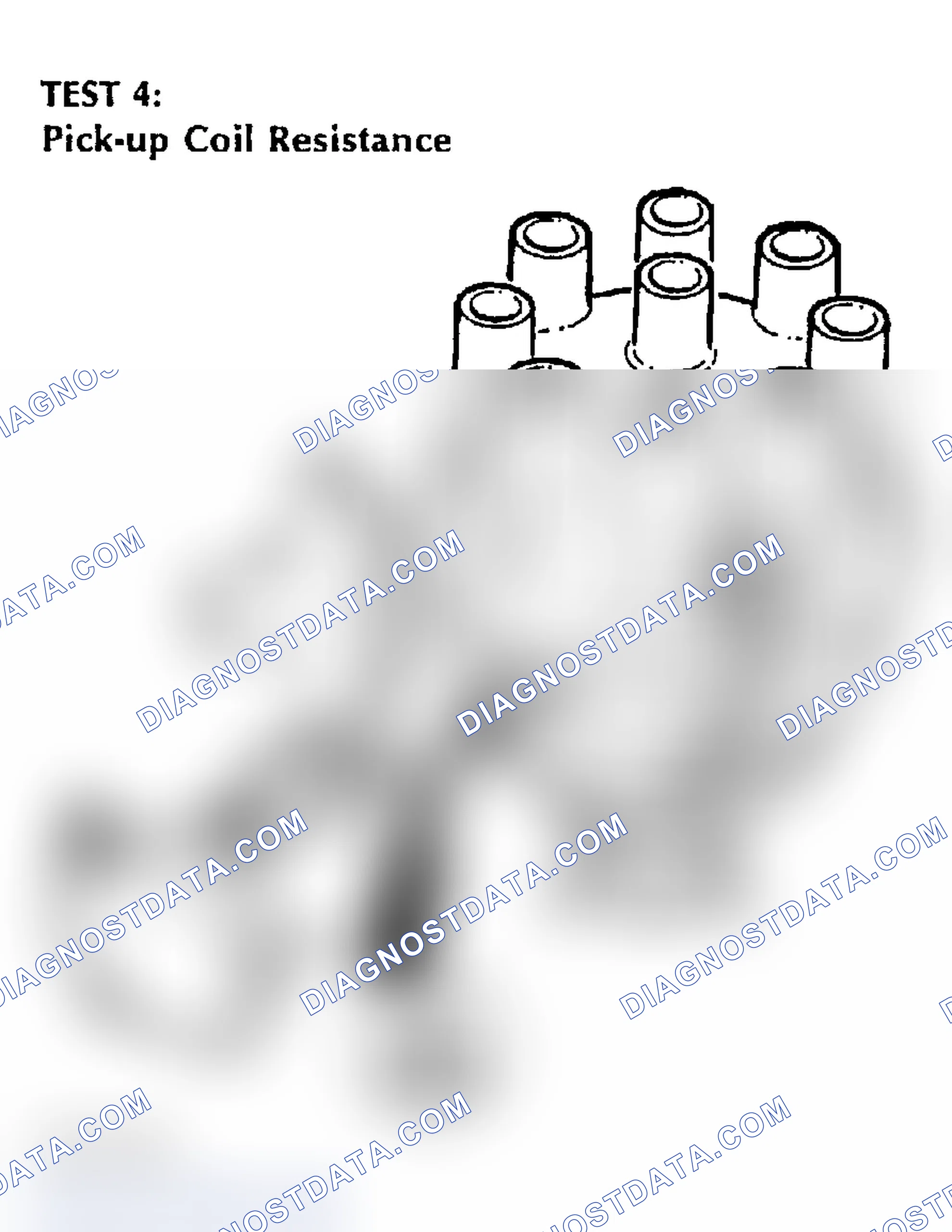 Scheme 54: PICK-UP COIL RESISTANCE TEST