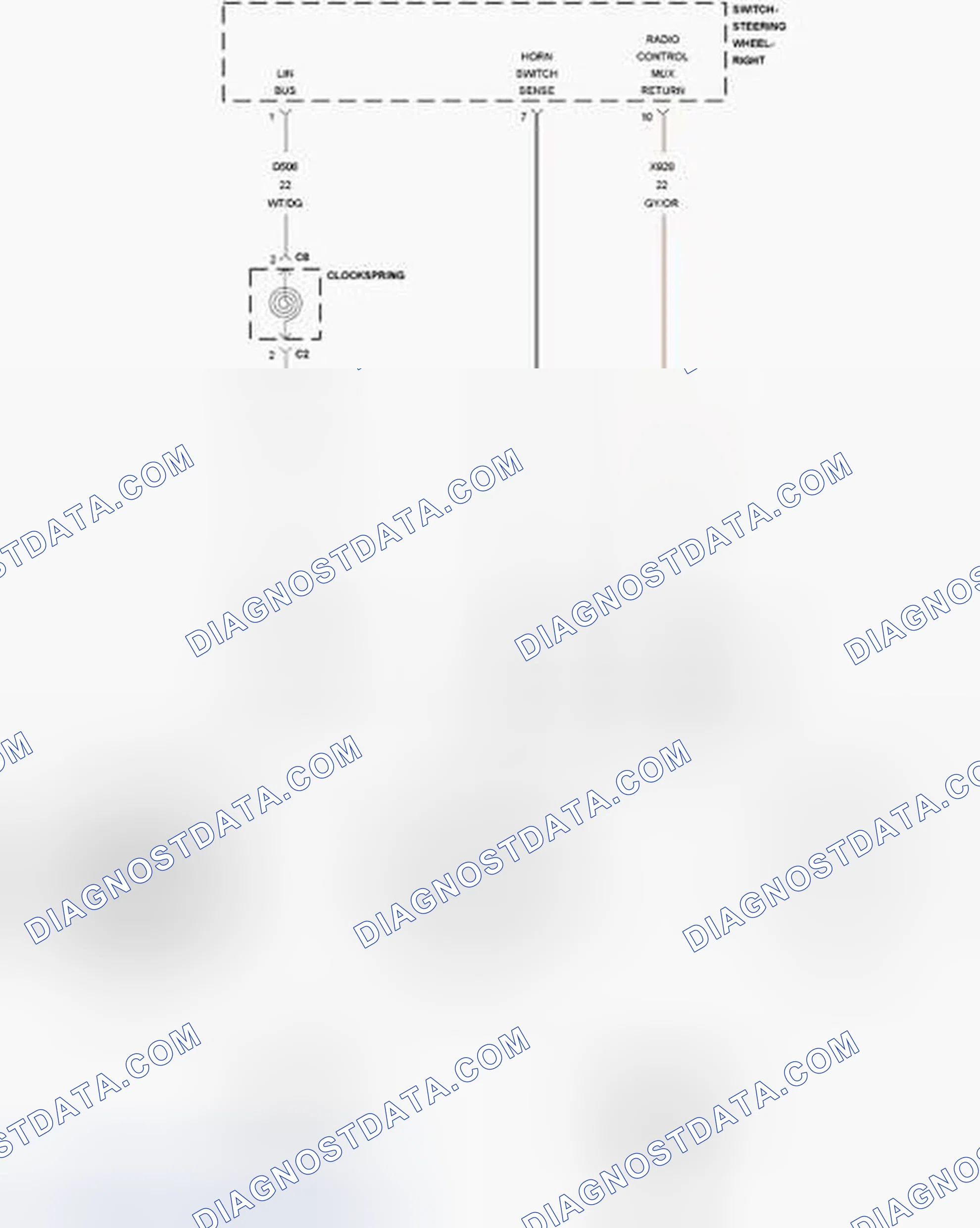 Scheme 6: B2339-HORN SWITCH STUCK - WITH EVIC