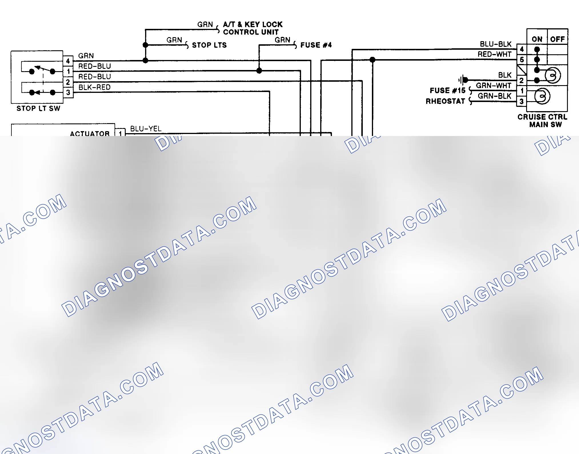 Scheme 8: 1991 Cruise Control Wiring Diagram (Scoupe)