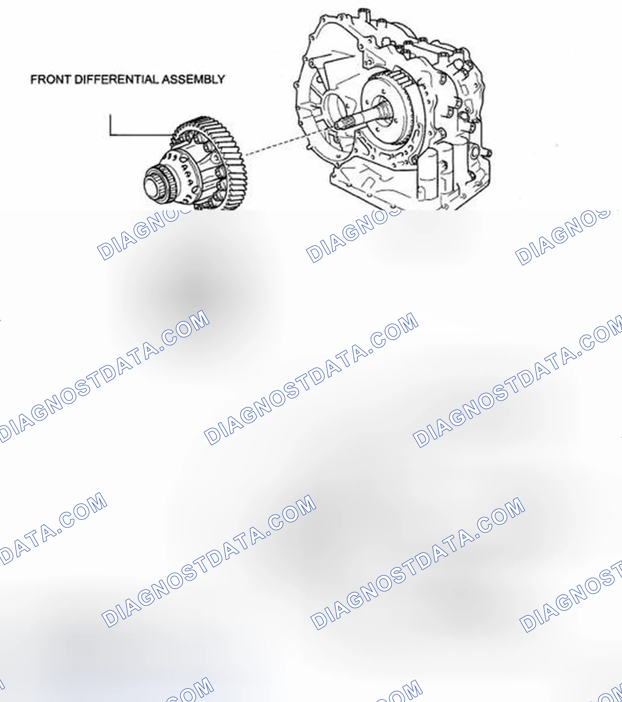 Scheme 748: Identifying Automatic Transaxle Unit Components With Torque Specification (7 Of 7)