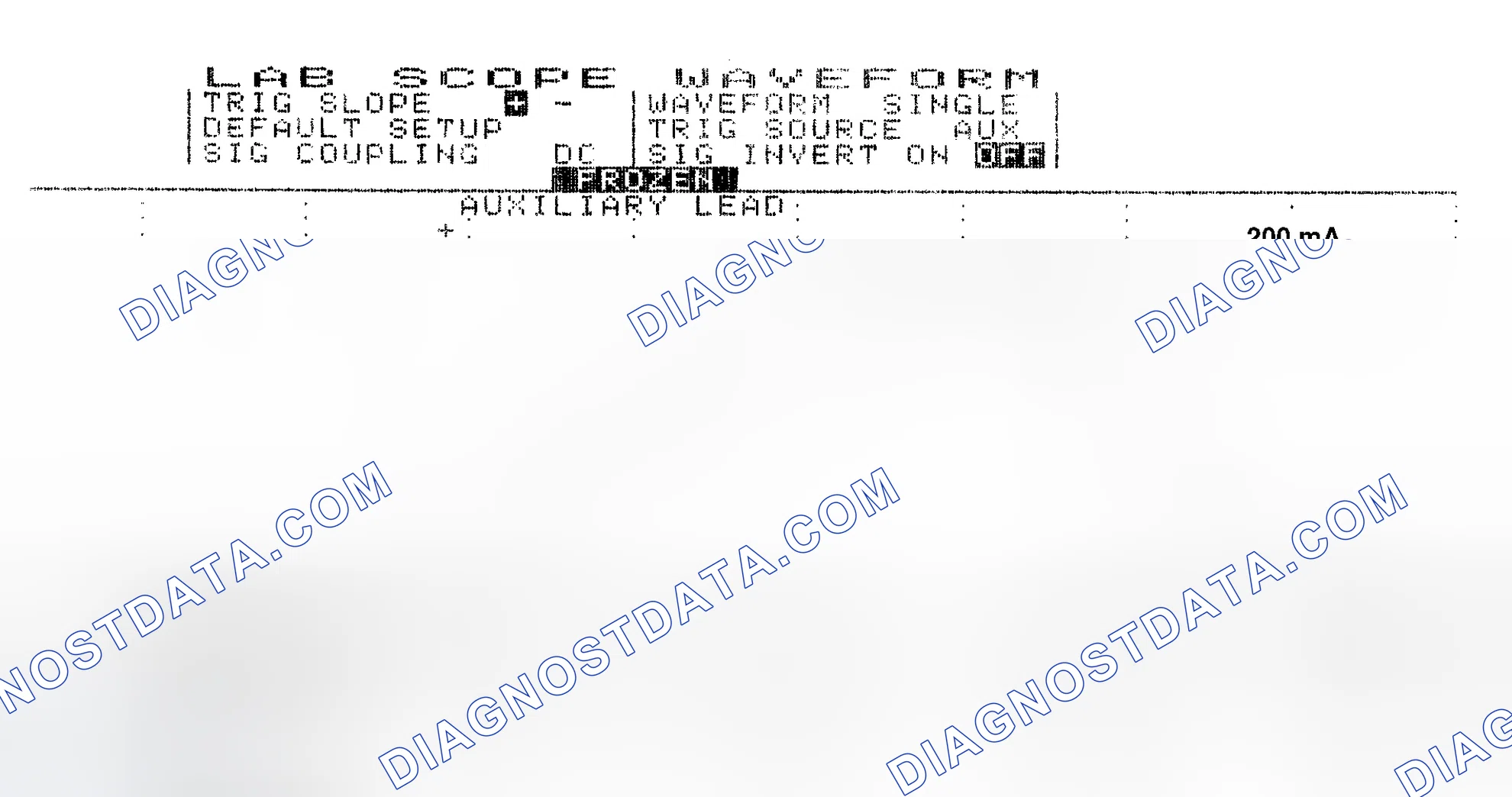 Scheme 13: Single Injector w/Normal Current Flow - Current Pattern