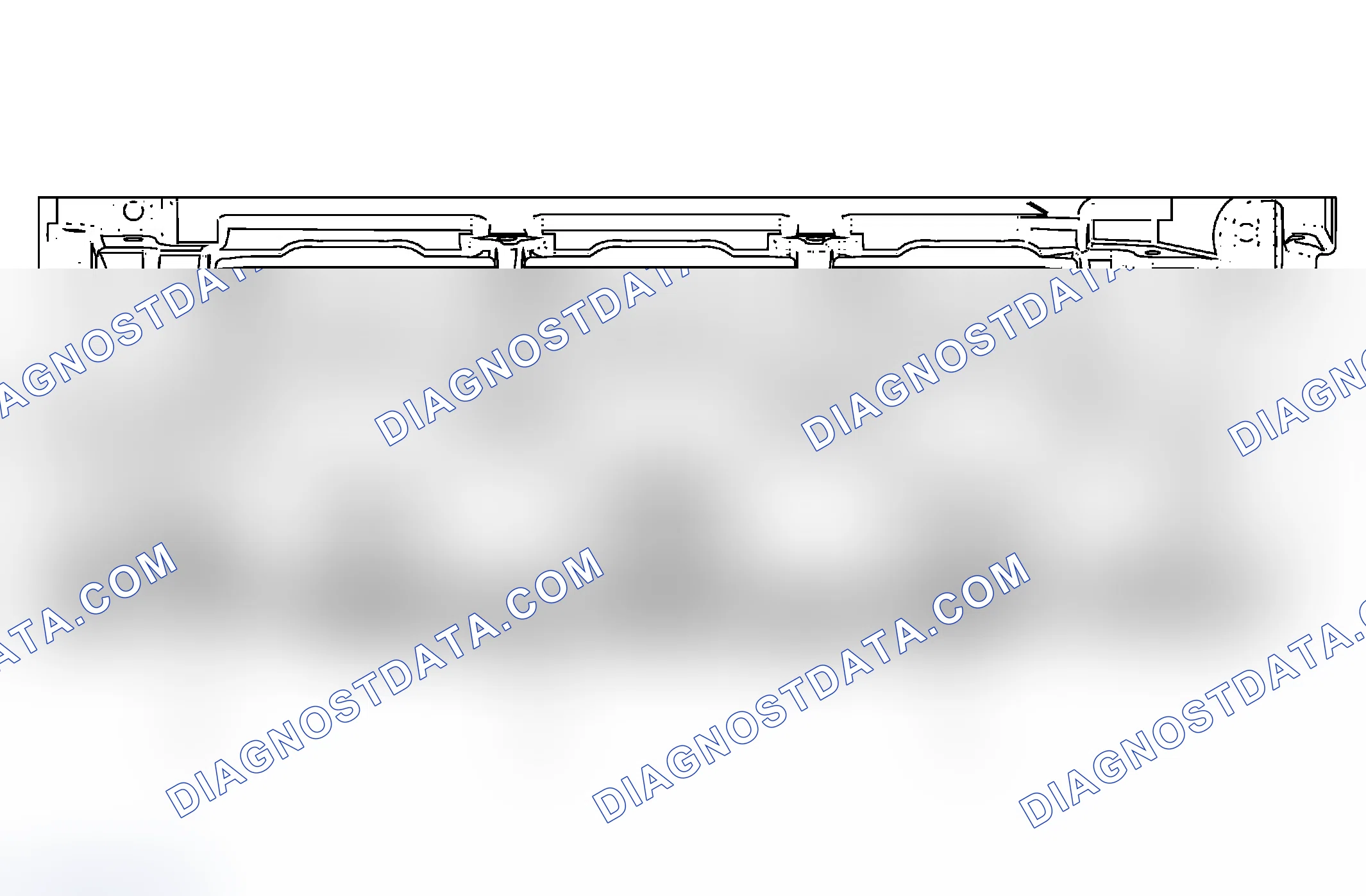Scheme 132: Right Cylinder Head Intake Face (LF1)