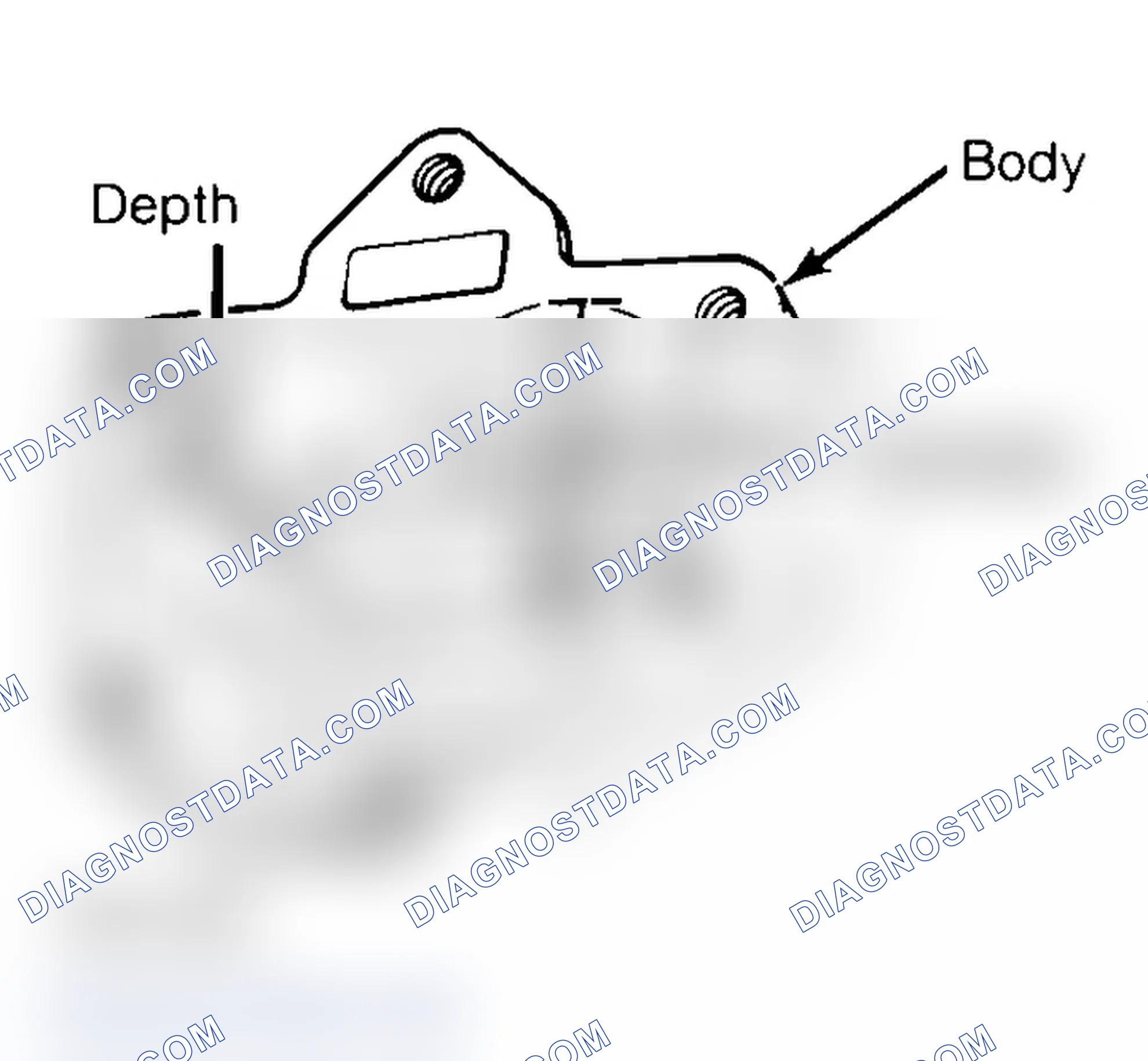 Scheme 35: Measuring Oil Pump Gear Cavity