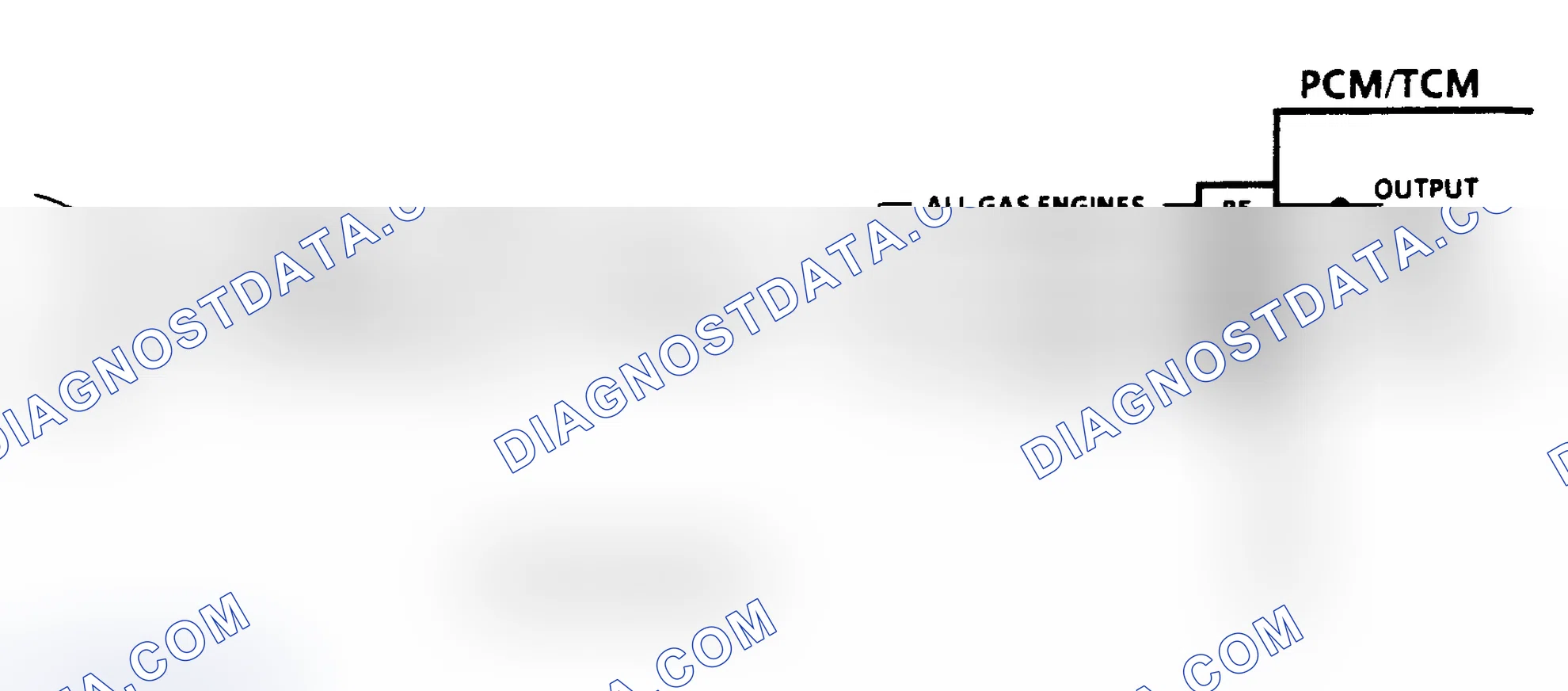 Scheme 165: Output Speed Sensor Ckt. Schematic (4WD Vehicles)