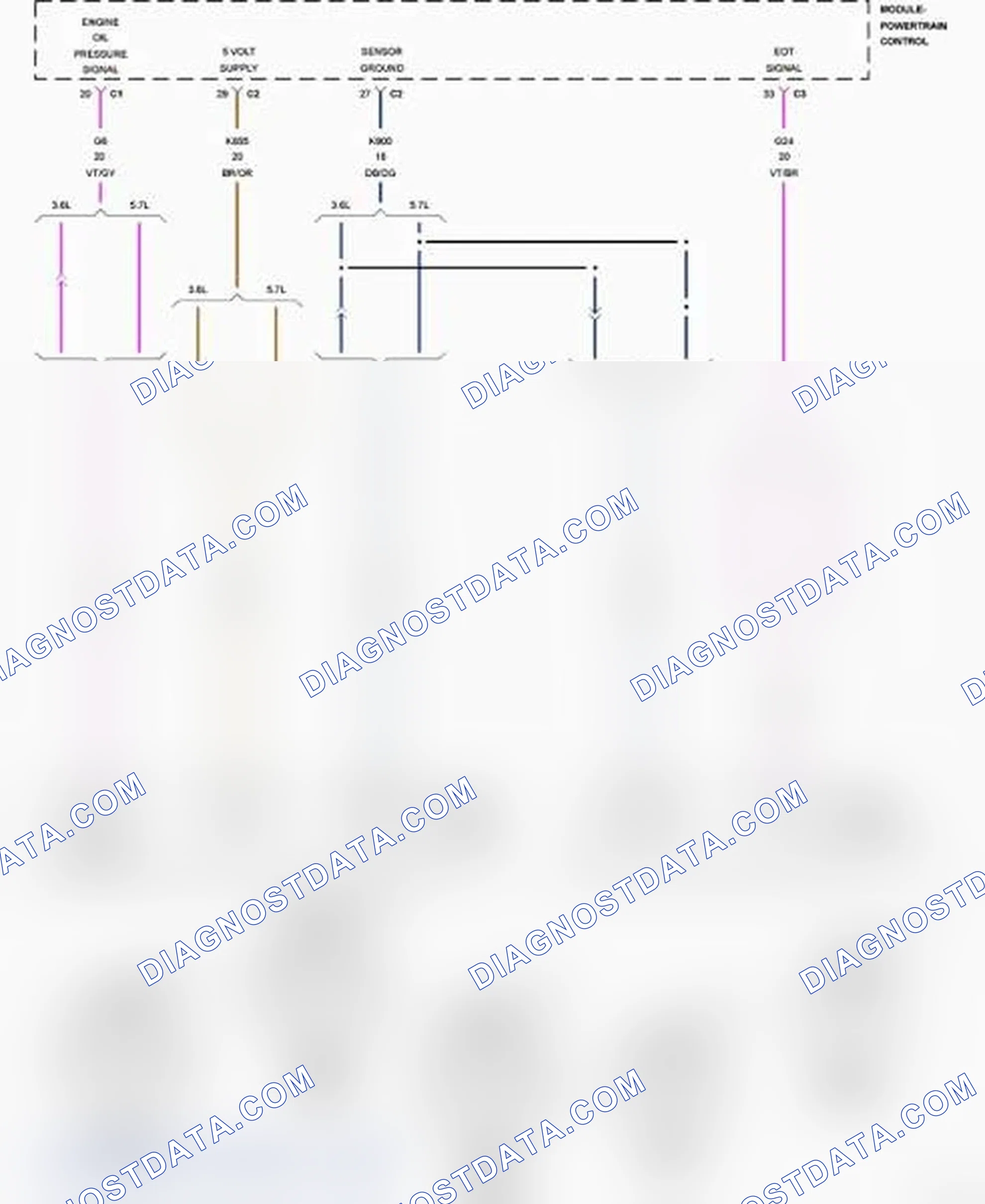 Scheme 134: P0196-ENGINE OIL TEMPERATURE SENSOR CIRCUIT PERFORMANCE