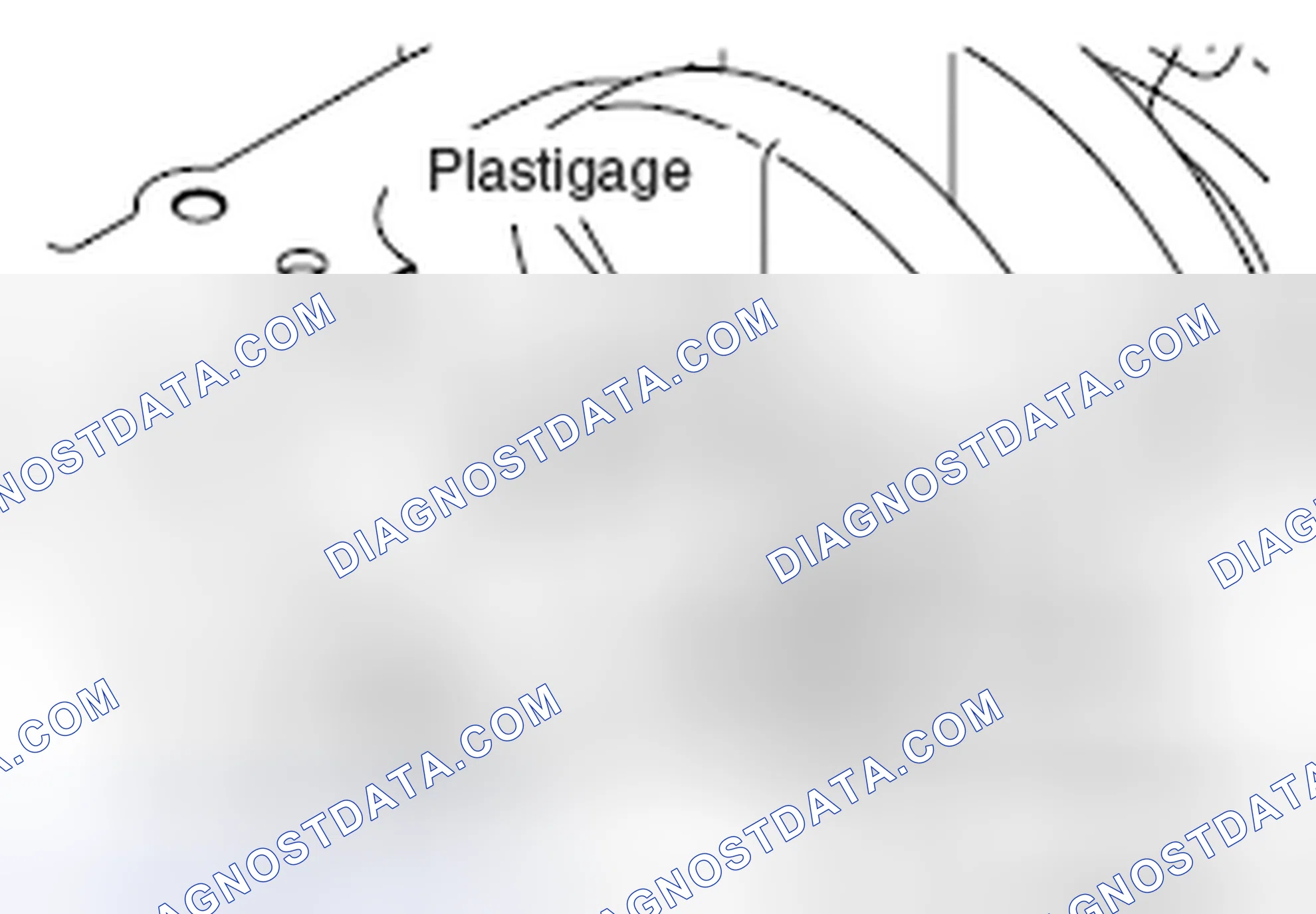 Scheme 248: CRANKSHAFT OIL CLEARANCE (PLASTIGAGE METHOD)