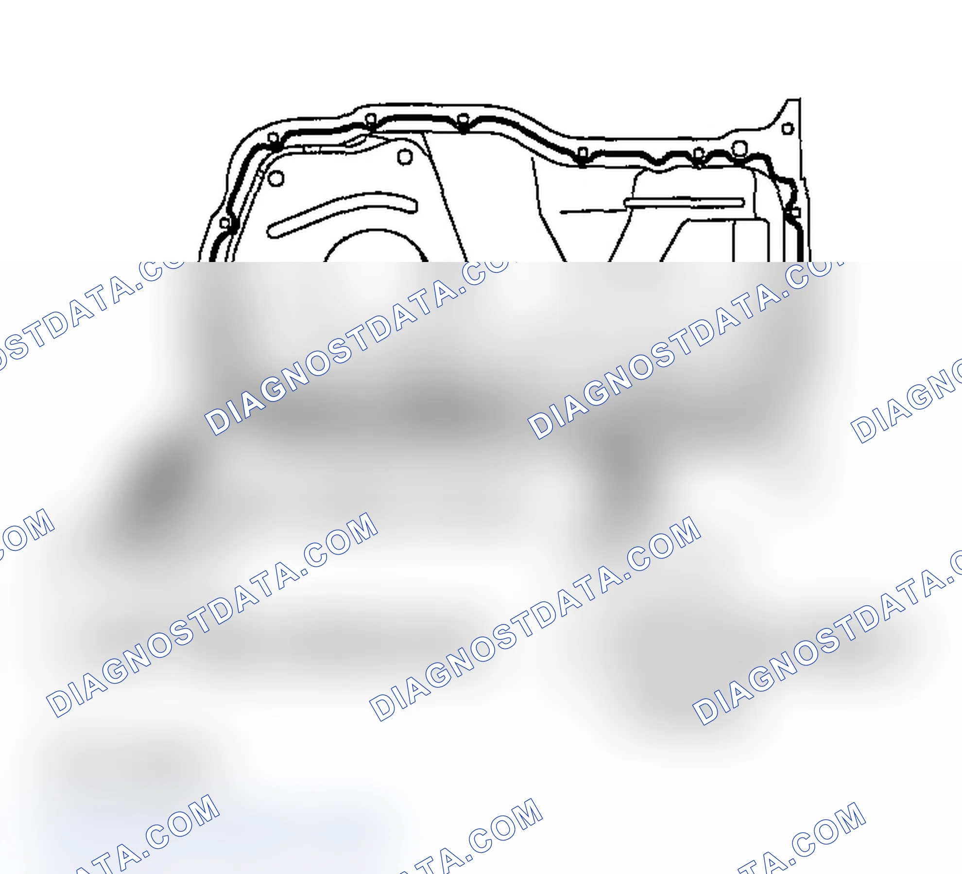 Scheme 383: >> A << UPPER OIL PAN INSTALLATION