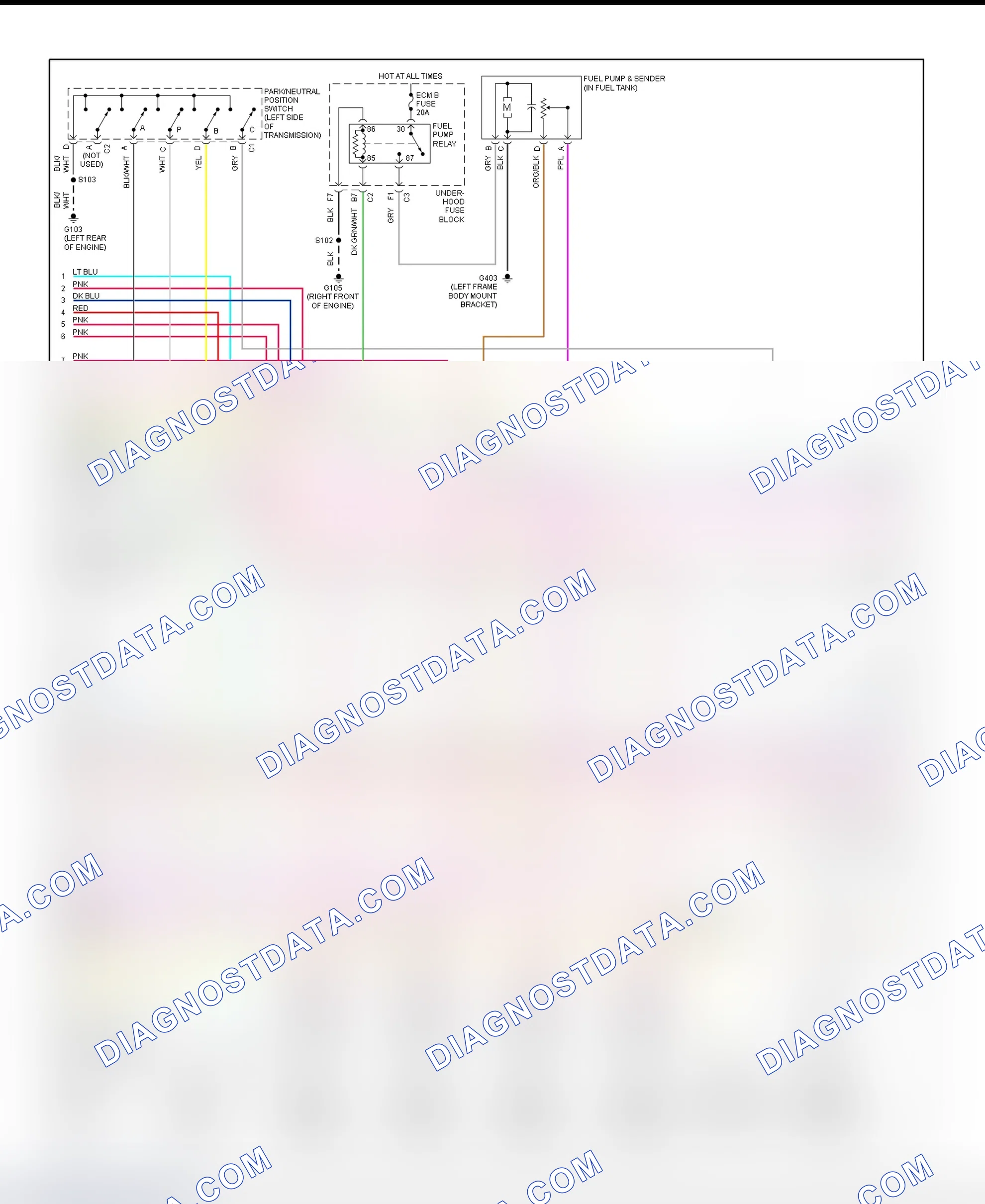 Scheme 29: PCM Wiring Diagram (Avalanche, Sierra, Silverado, Suburban, Tahoe, Yukon & Yukon XL - 4.8L & 5.3L - With Case Ground HO2S - 2 Of 5)