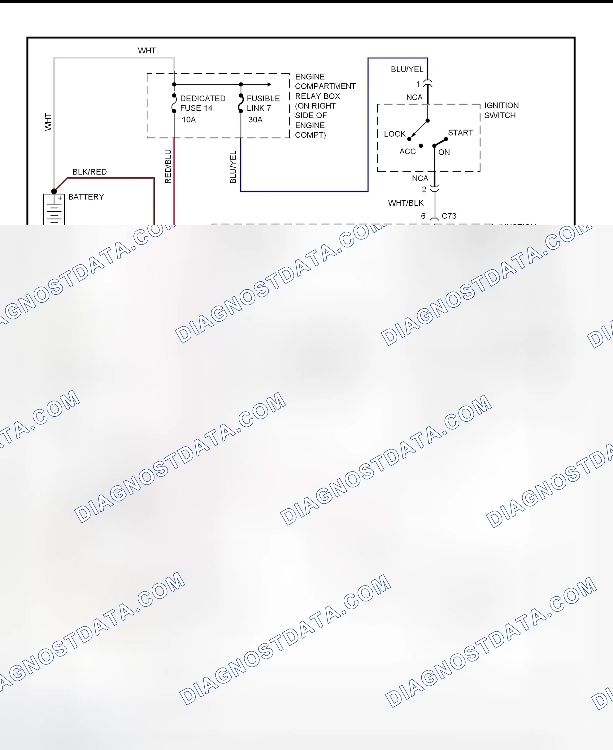 Scheme 4: Charging System Wiring Diagram (Galant)