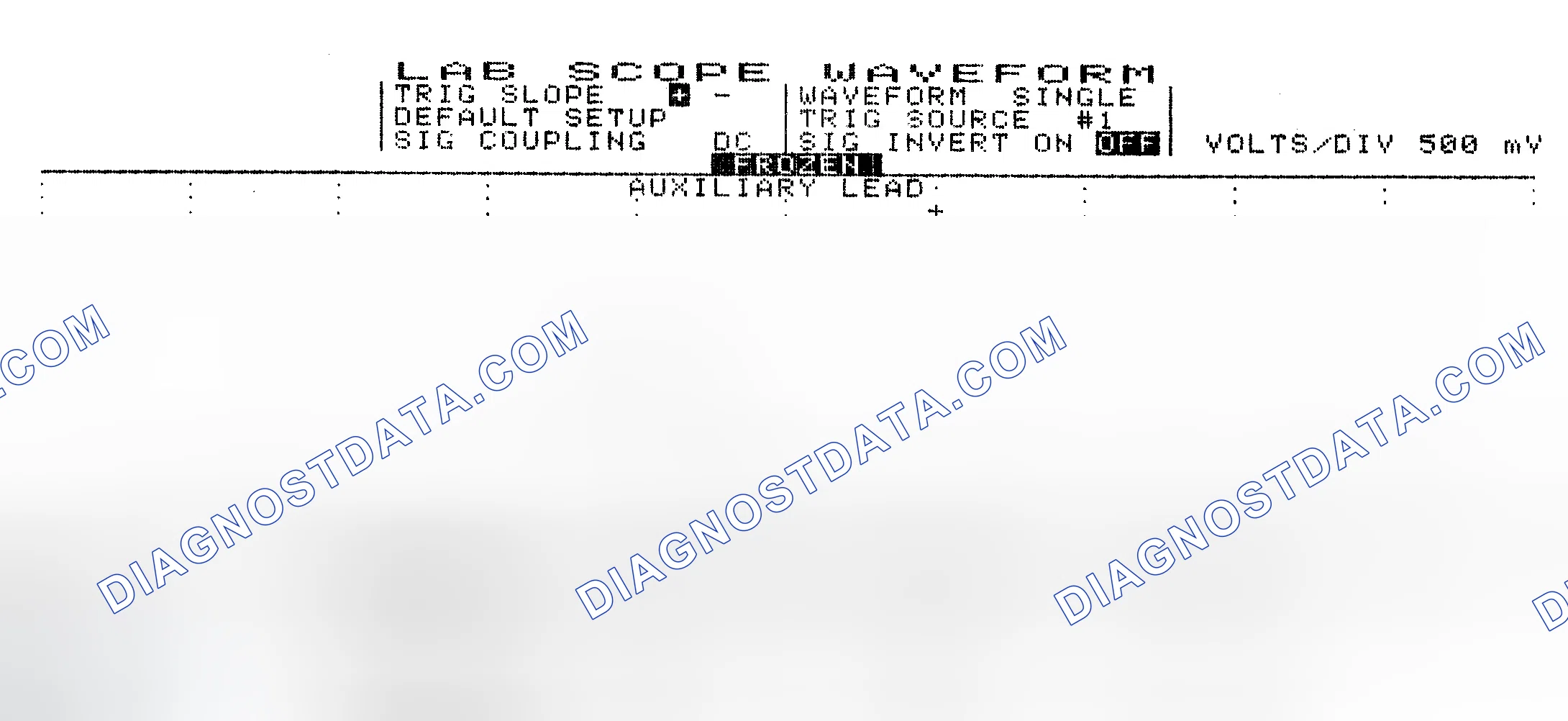 Scheme 10: Single Injector w/Excessive Current Flow - Current Pattern