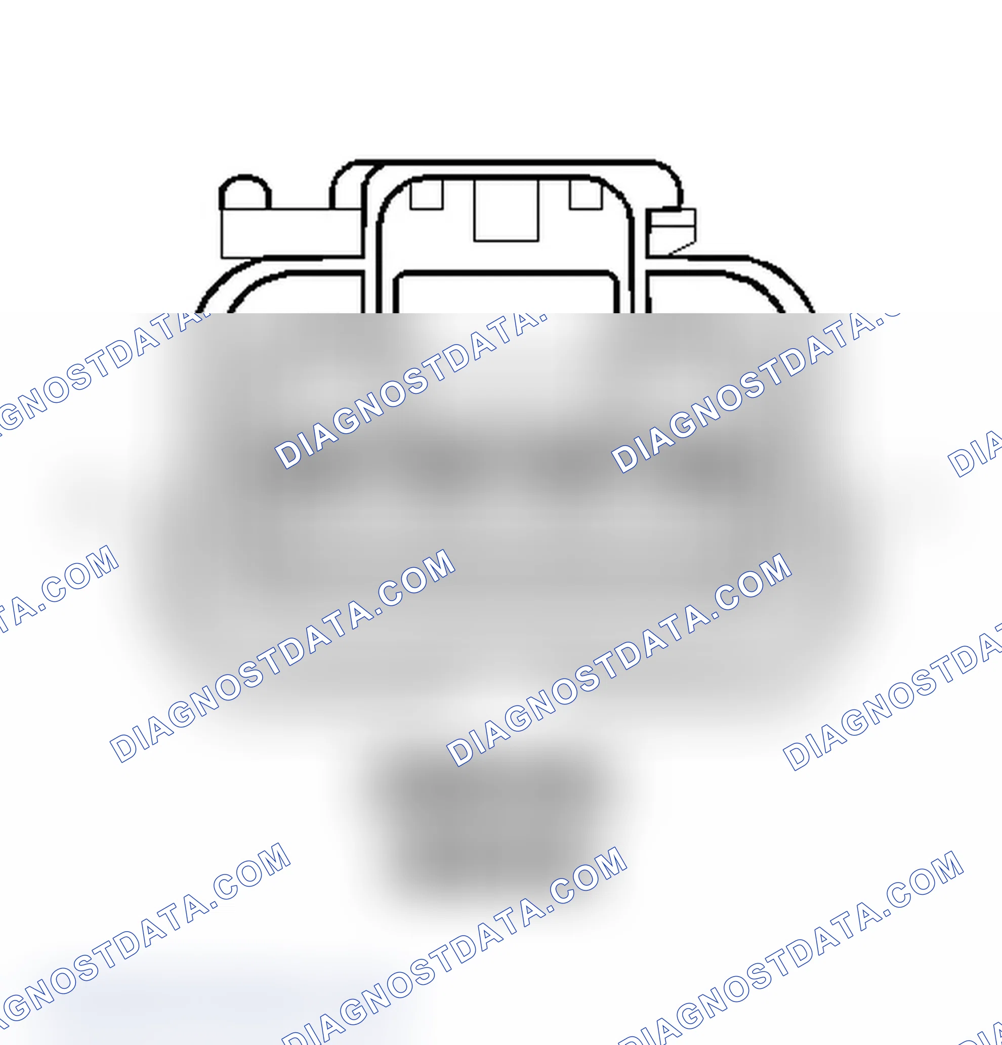 Scheme 53: Knock Sensor Connector End View