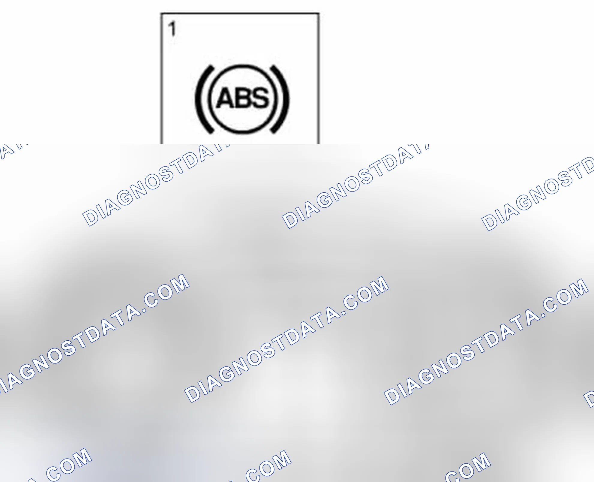 Scheme 12: ABS Warning Light