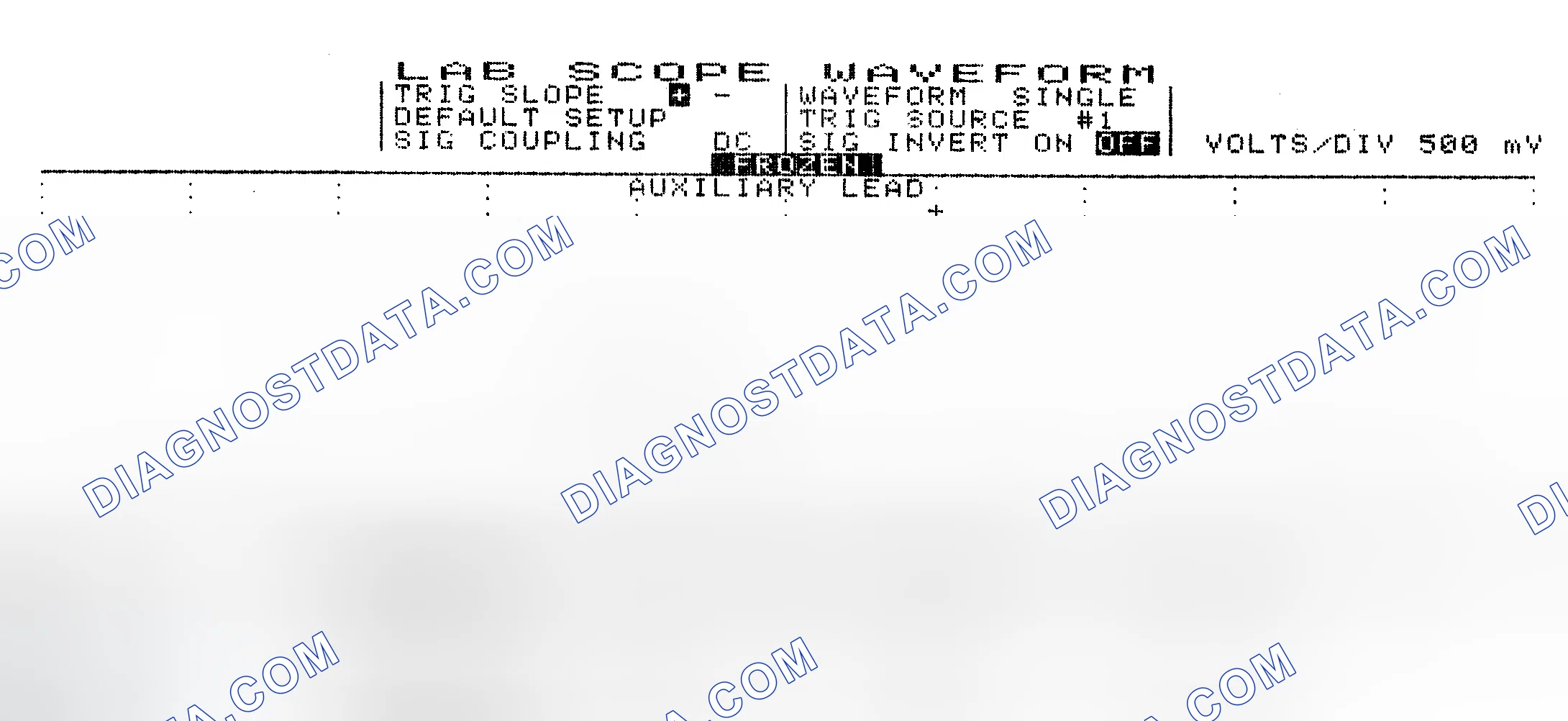 Scheme 10: Single Injector w/Excessive Current Flow - Current Pattern