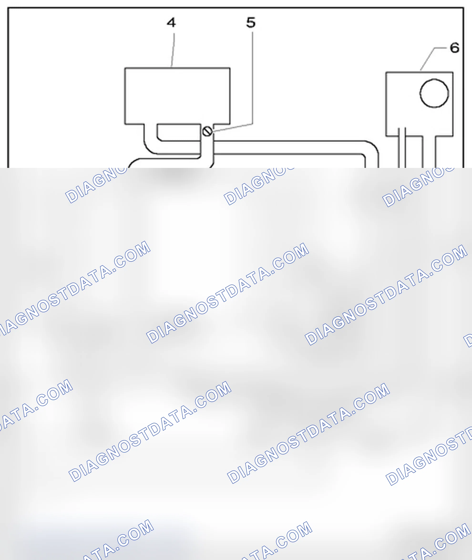Scheme 616: Coolant hose connection diagram
