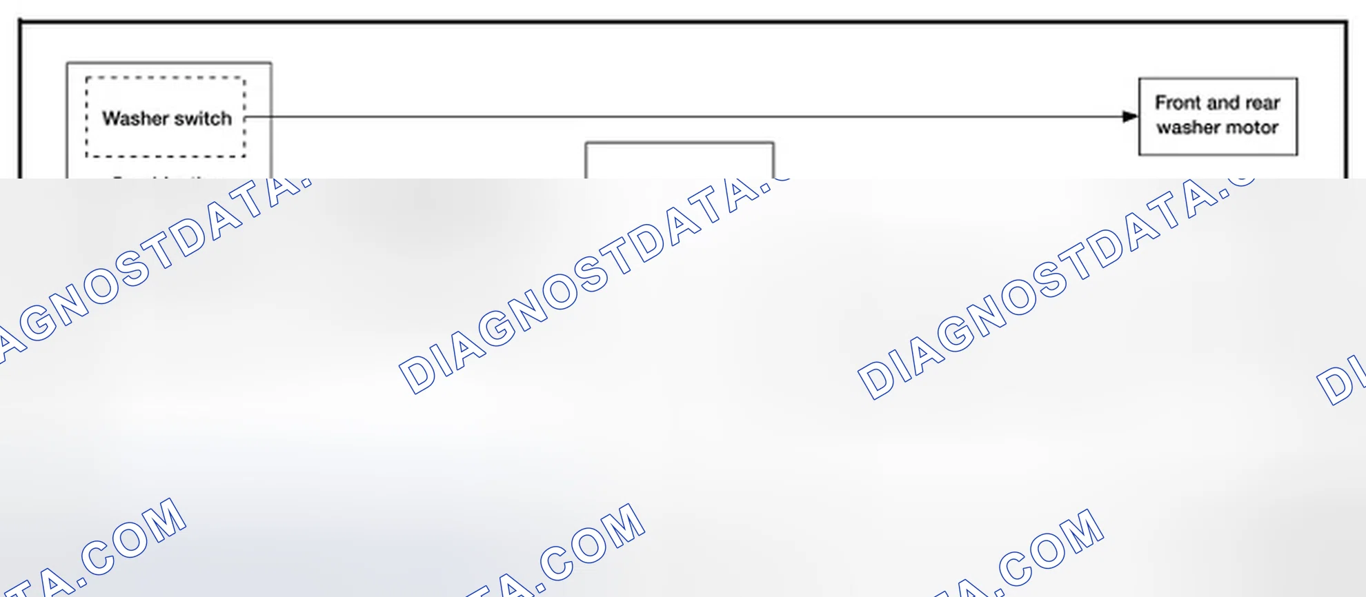 Scheme 4: REAR WIPER AND WASHER SYSTEM: System Diagram