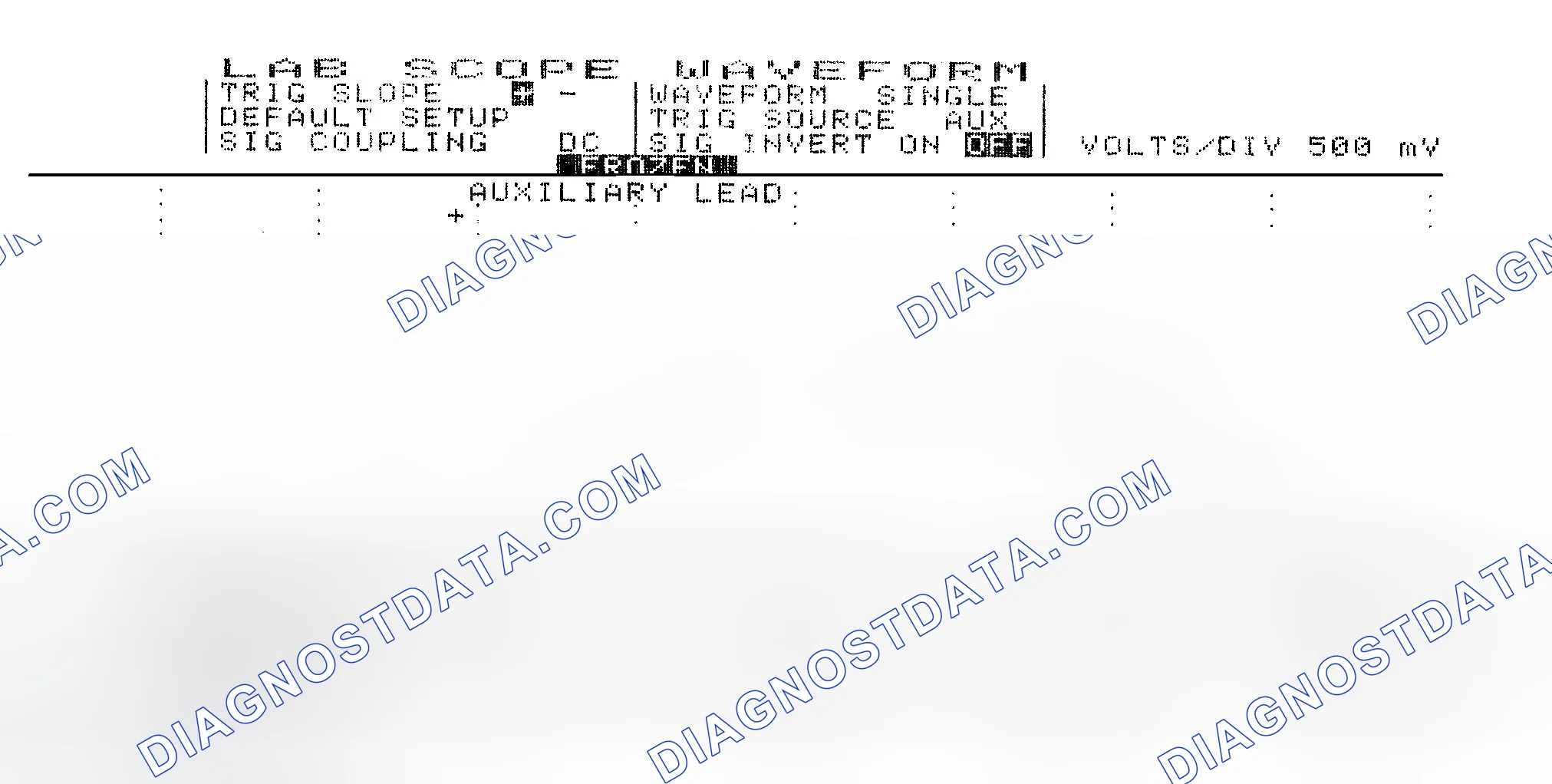 Scheme 14: Single Injector w/Excessive Current Flow - Current Pattern