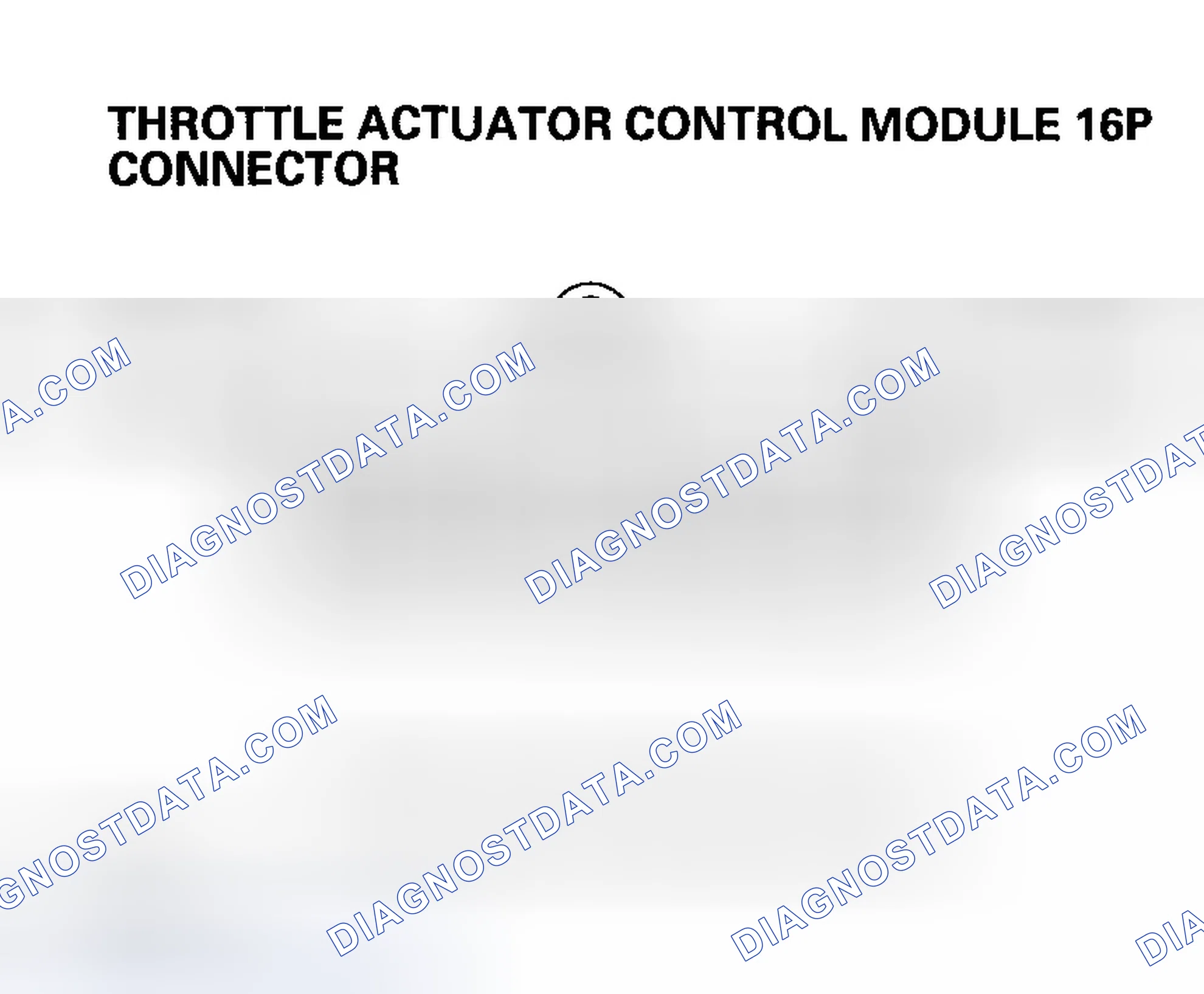 Scheme 76: DTC P2118: Throttle Actuator Current Range/Performance Problem