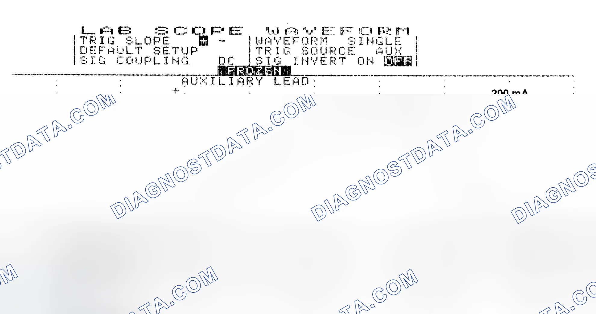 Scheme 13: Single Injector w/Normal Current Flow - Current Pattern
