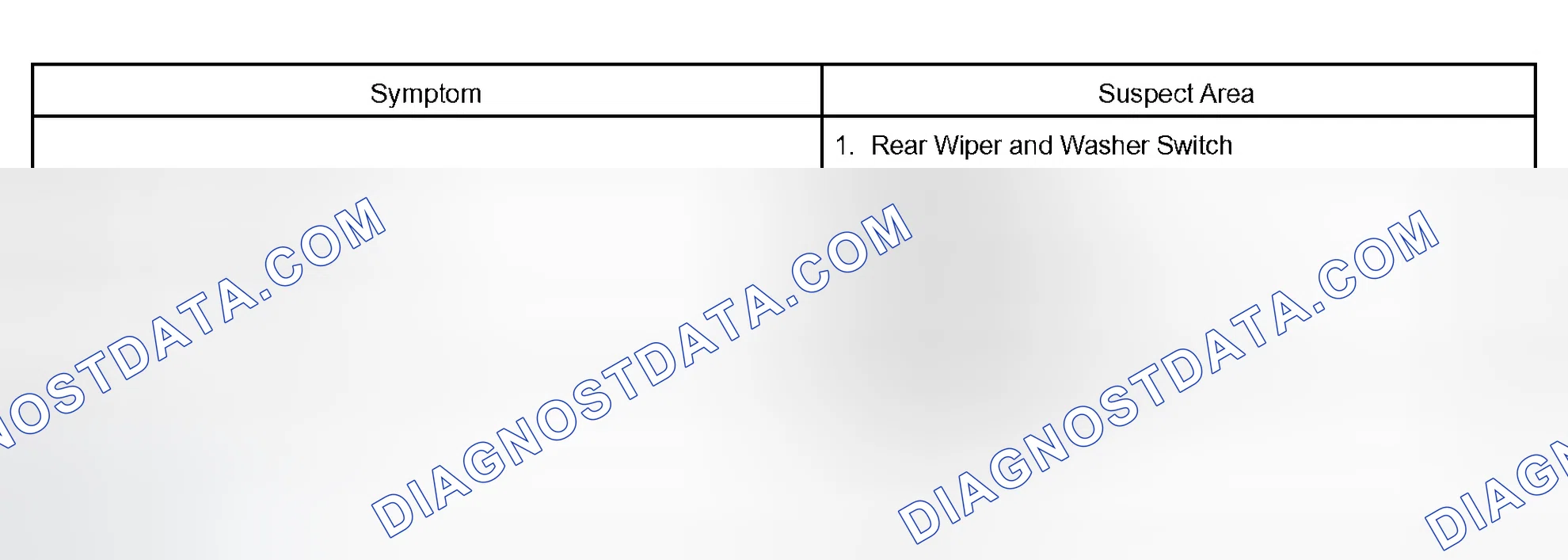 Scheme 149: REAR WIPER AND WASHER SYSTEM