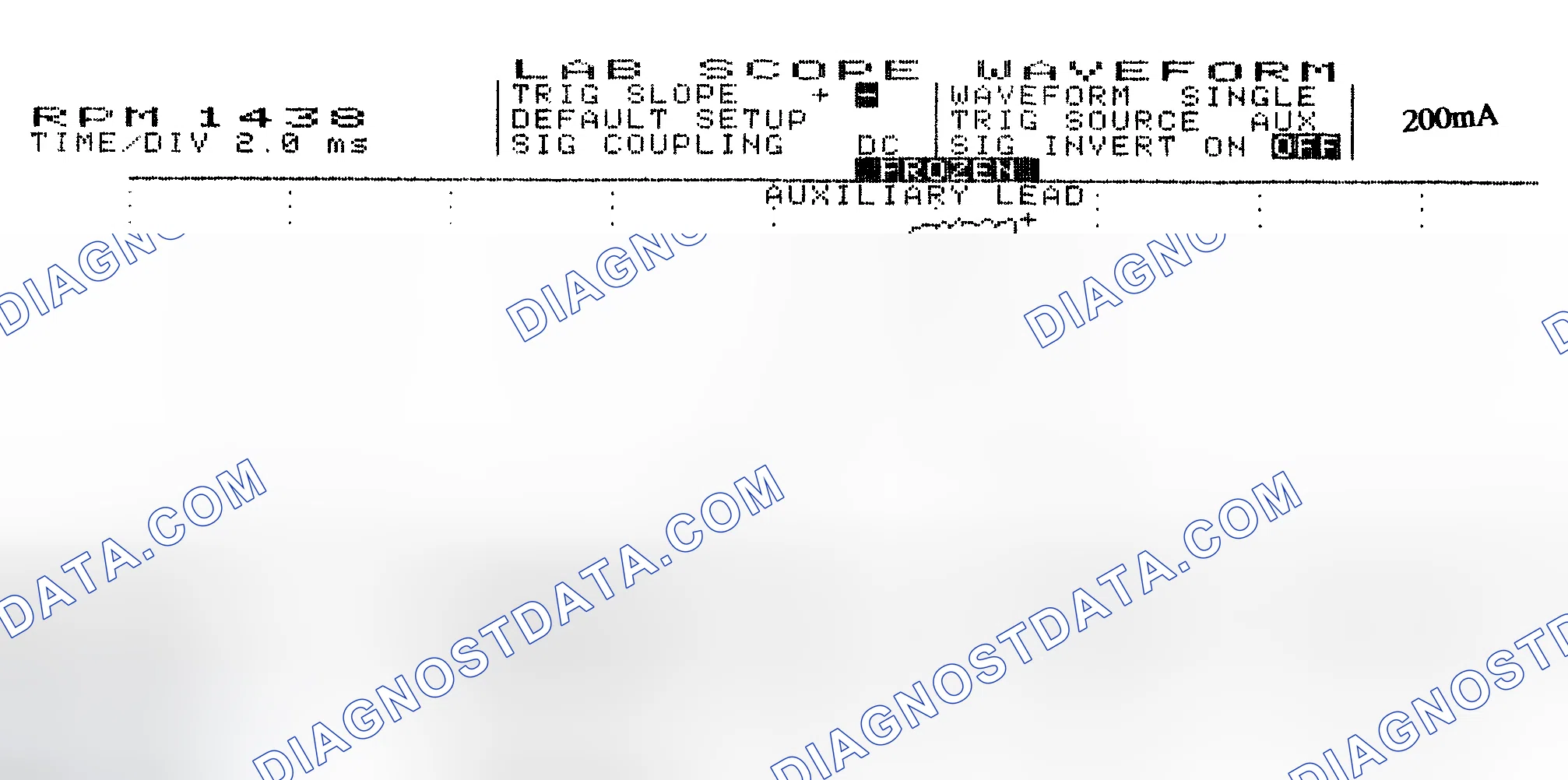 Scheme 15: Single Injector w/Normal Current Flow - Current Pattern