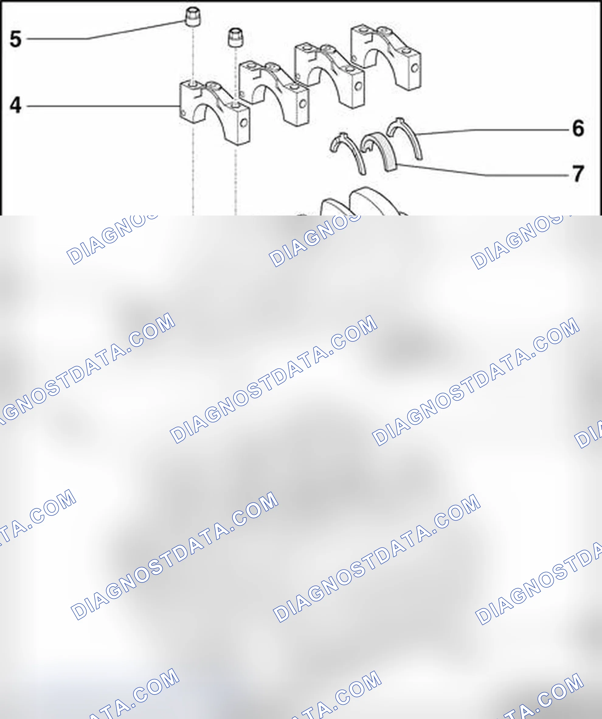 Scheme 141: Crankshaft, removing and installing