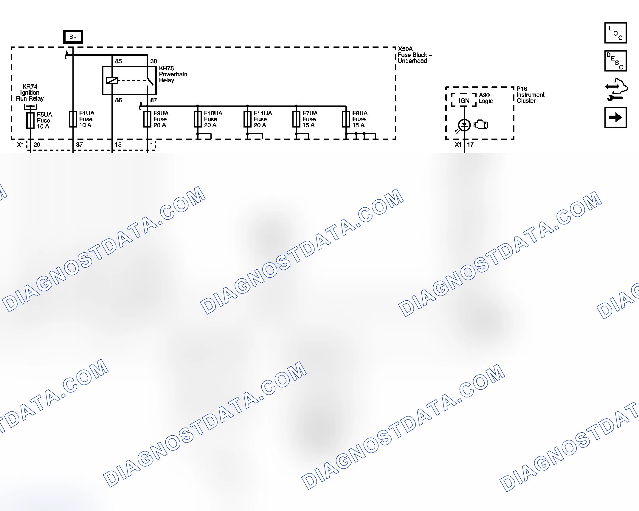 Scheme 73: Engine Controls Schematics (LF1)
