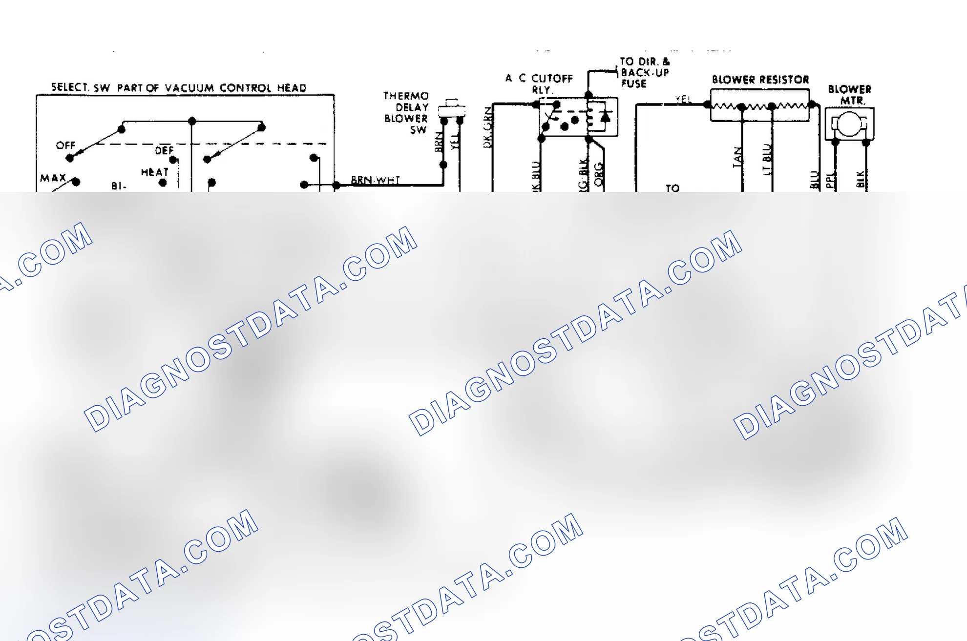 Scheme 23: Riviera & Toronado (Turbo) A/C Wiring Diagram