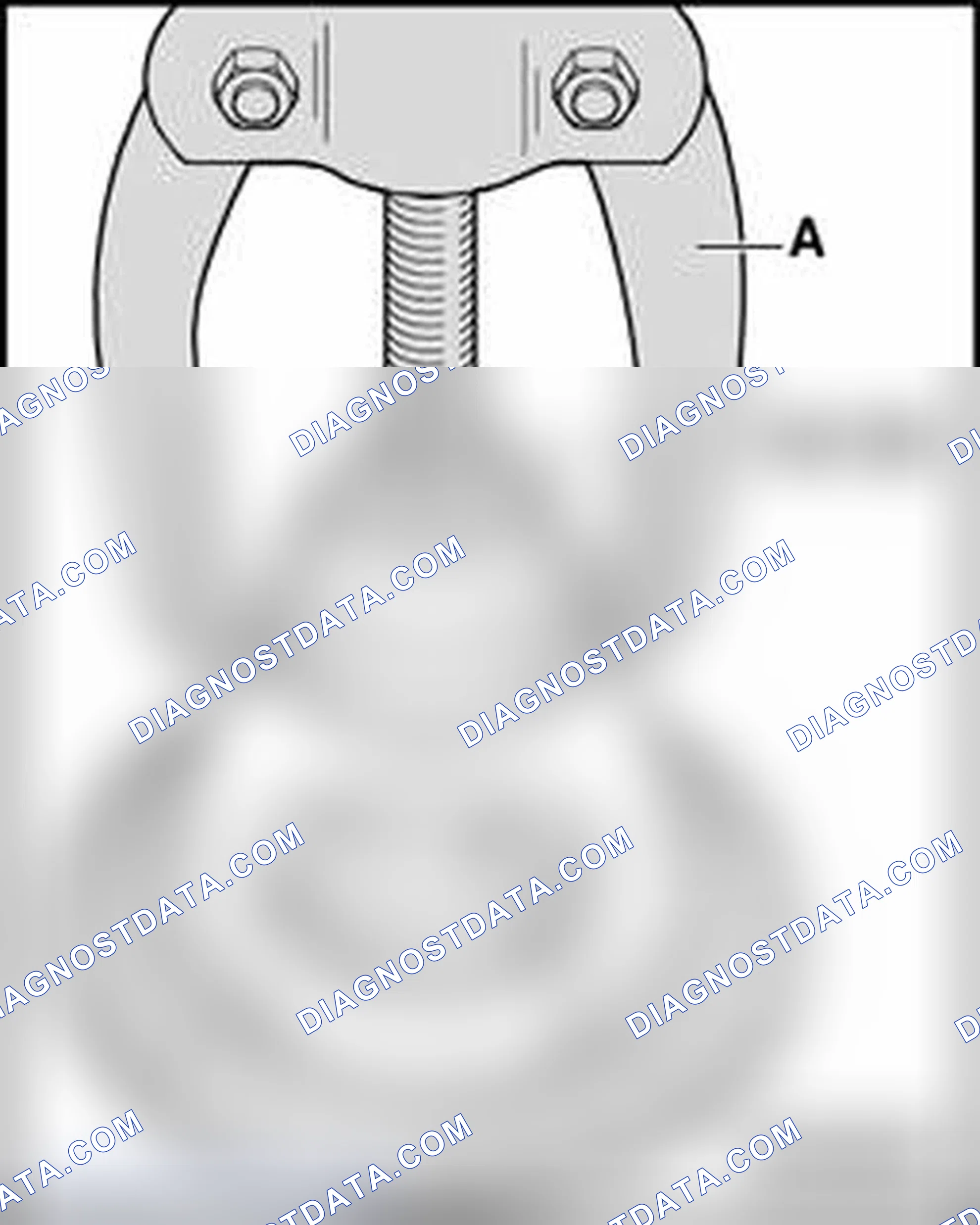 Scheme 1258: Pulling off inner race for small taper roller bearing