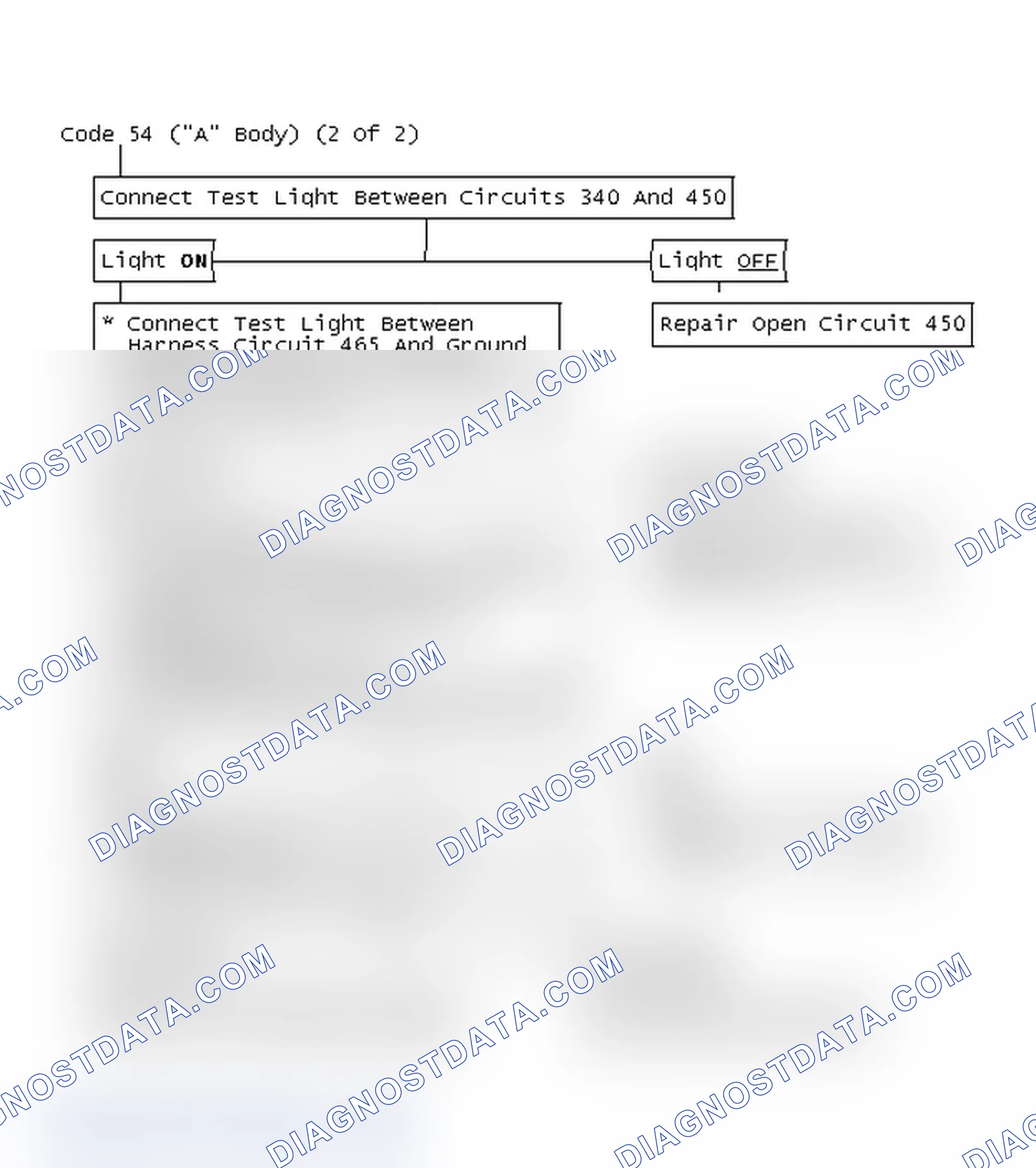 Scheme 550: Code 54, Fuel Pump Voltage Low ("A" Body) (2 Of 2)