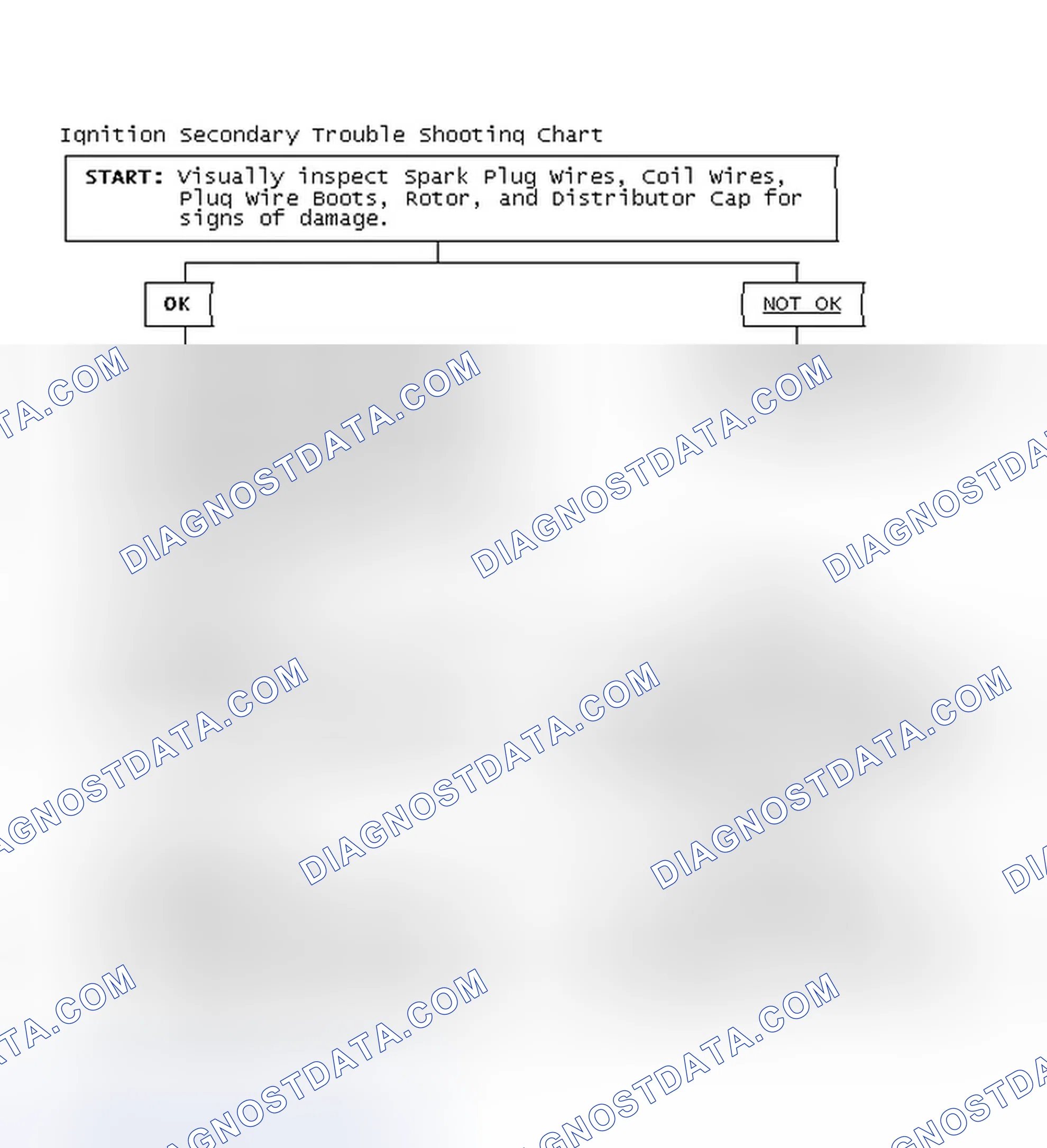 Scheme 1: Ignition Secondary Trouble Shooting Chart
