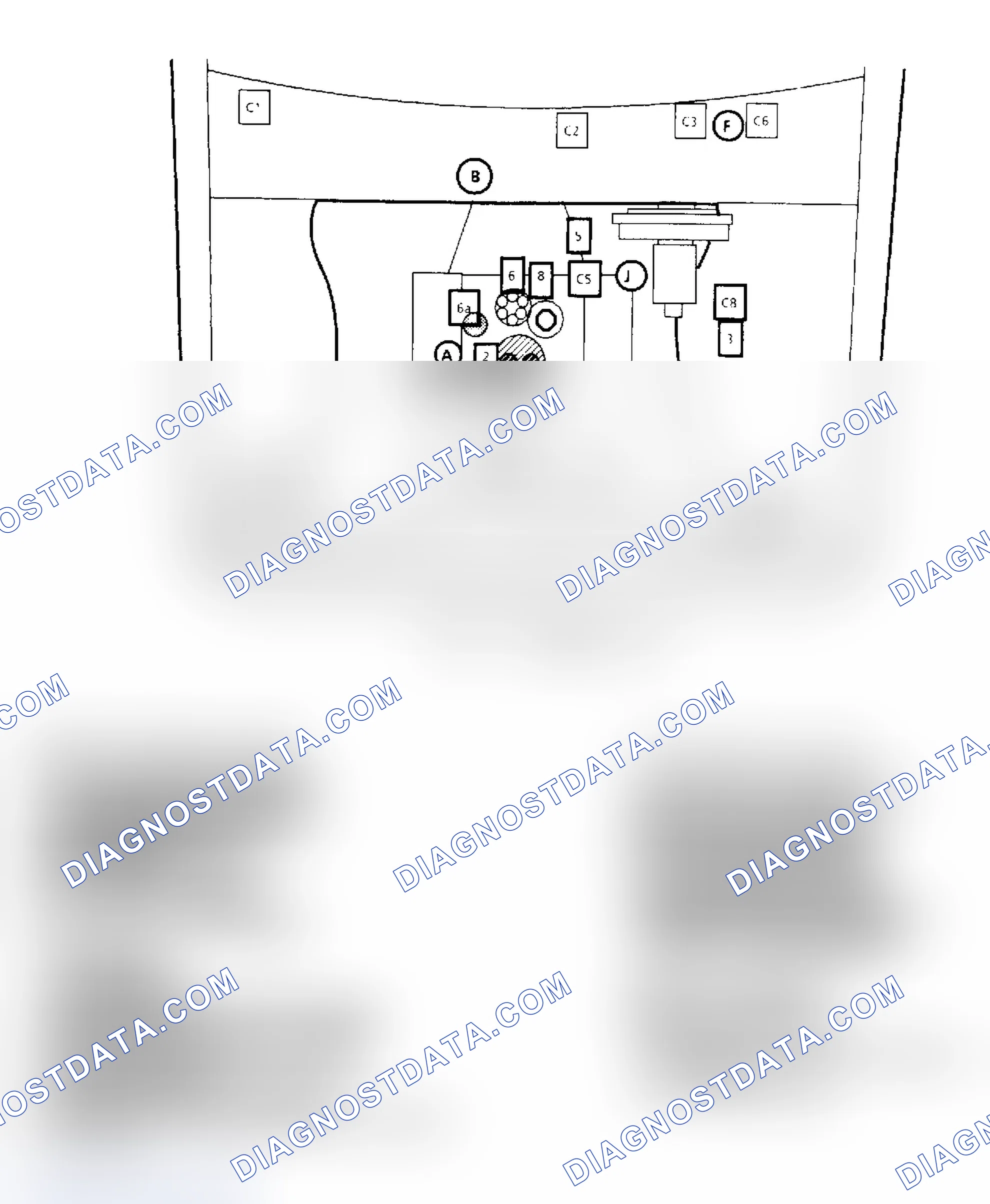 Scheme 142: Component Locations for "S/T" Series 4.3L