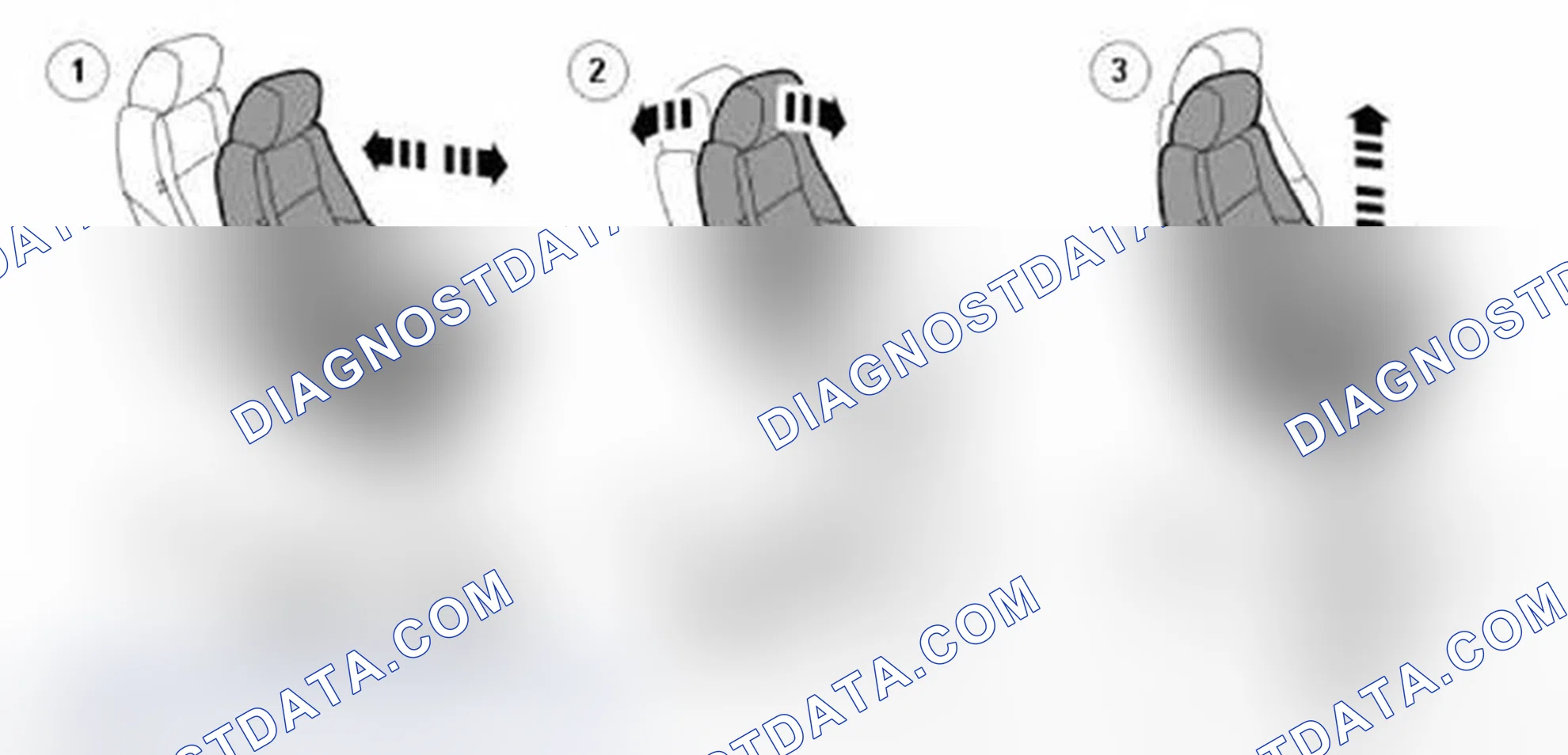 Scheme 3: POWER OPERATED FRONT SEATS (NON-MEMORY)
