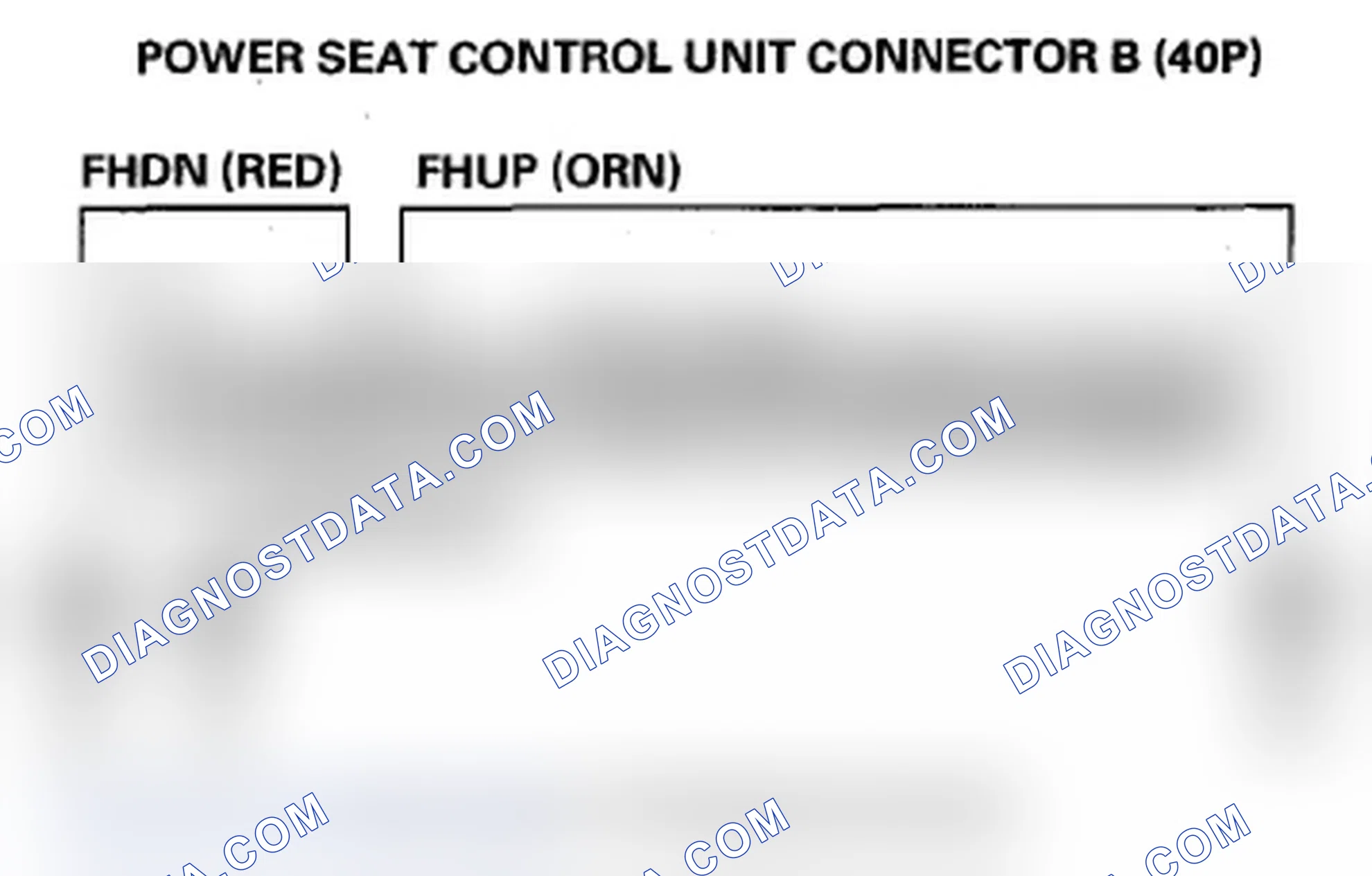 Scheme 228: DTC B1846: Power Seat Front Up-Down Switch Circuit Malfunction