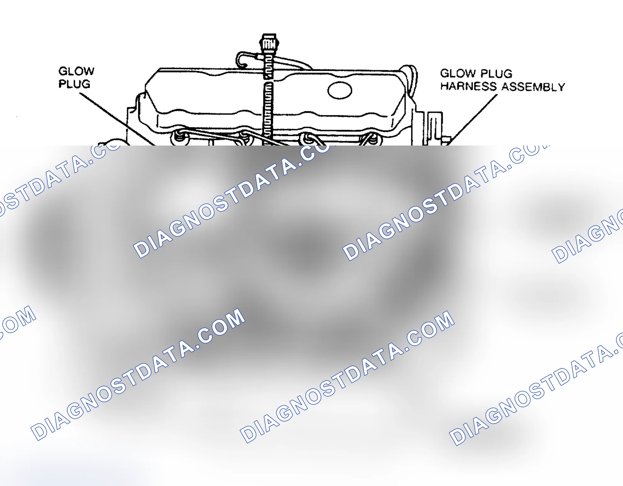 Scheme 15: GLOW PLUG COMPONENT LOCATIONS