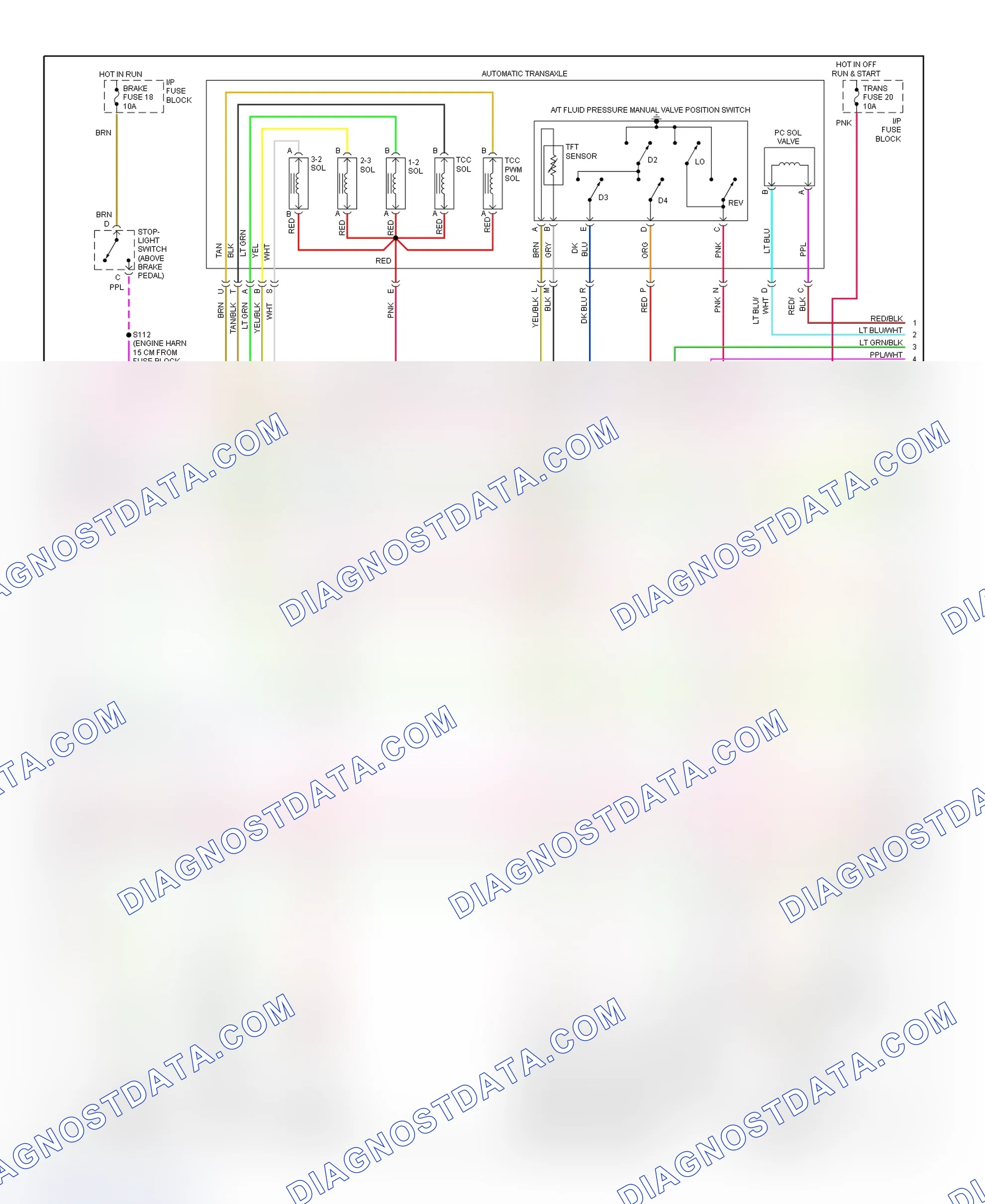 Scheme 9: PCM Wiring Diagram (Astro & Safari - 4.3L - 3 Of 4)